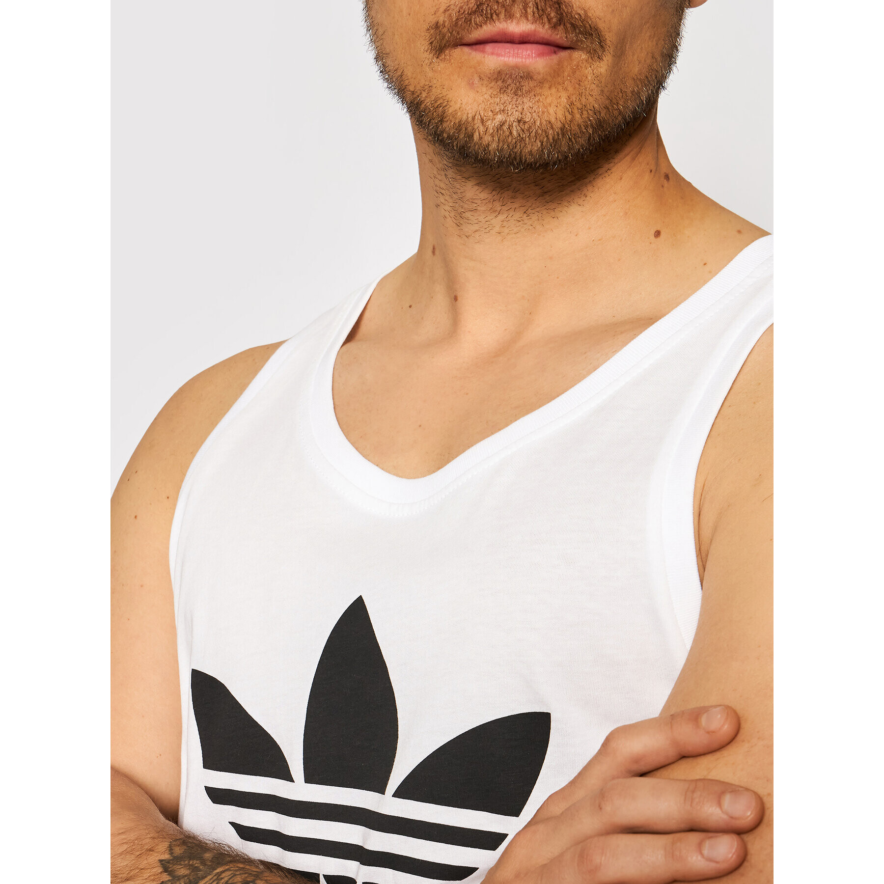 adidas Tank top adicolor Classics Trefoil H06636 Bílá Regular Fit - Pepit.cz