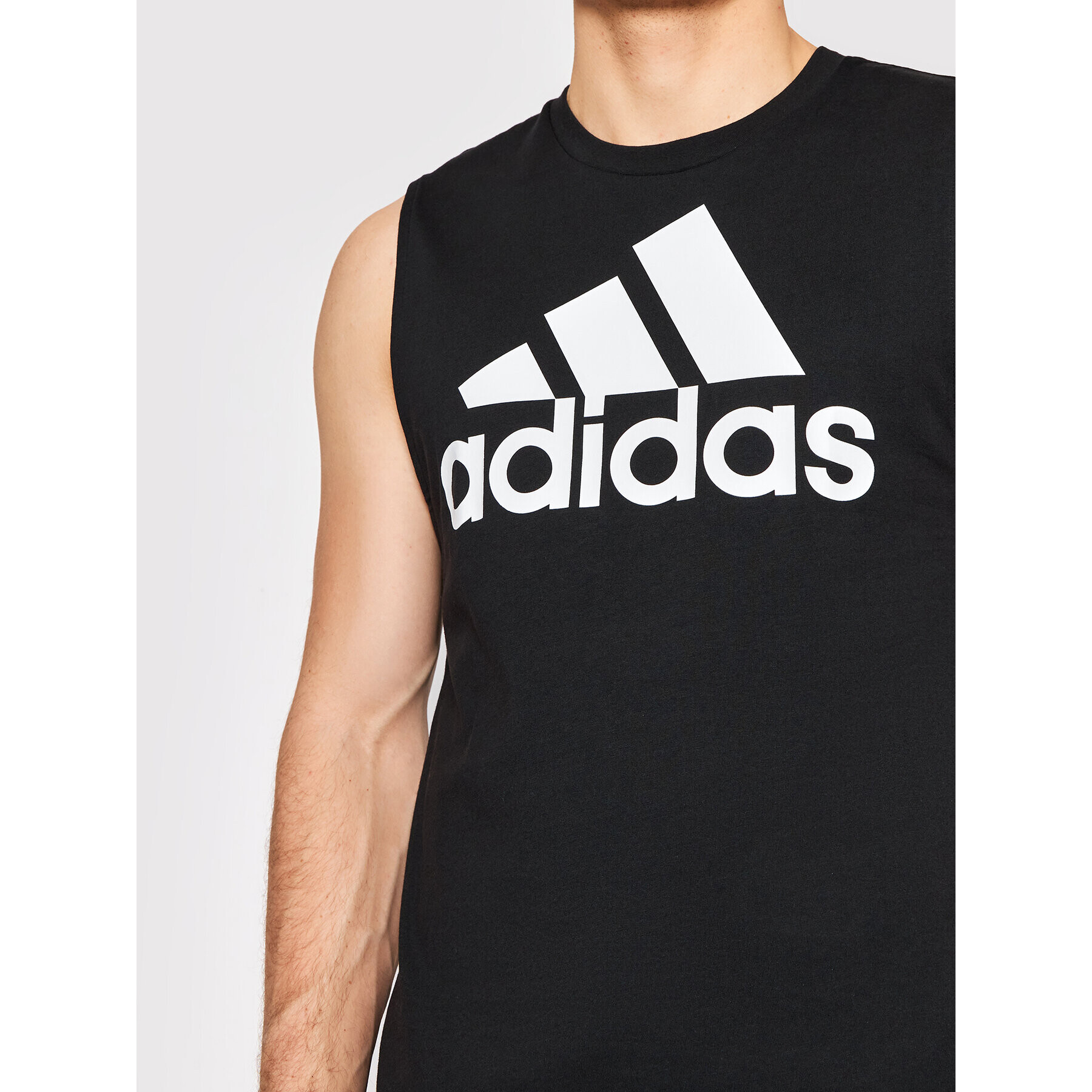 adidas Tank top Essentials Big Logo GR9599 Černá Regular Fit - Pepit.cz