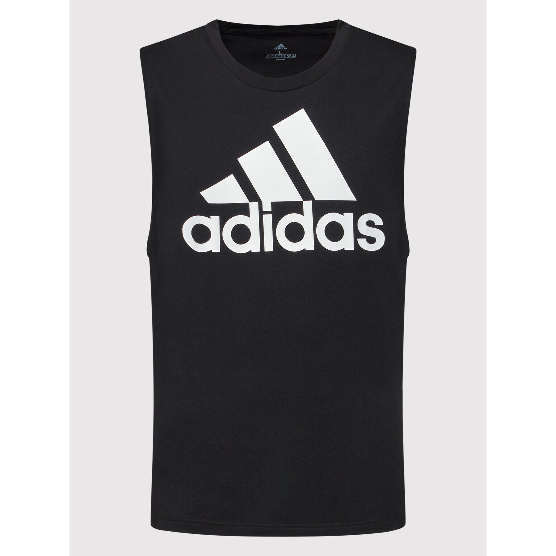 adidas Tank top Essentials Big Logo GR9599 Černá Regular Fit - Pepit.cz