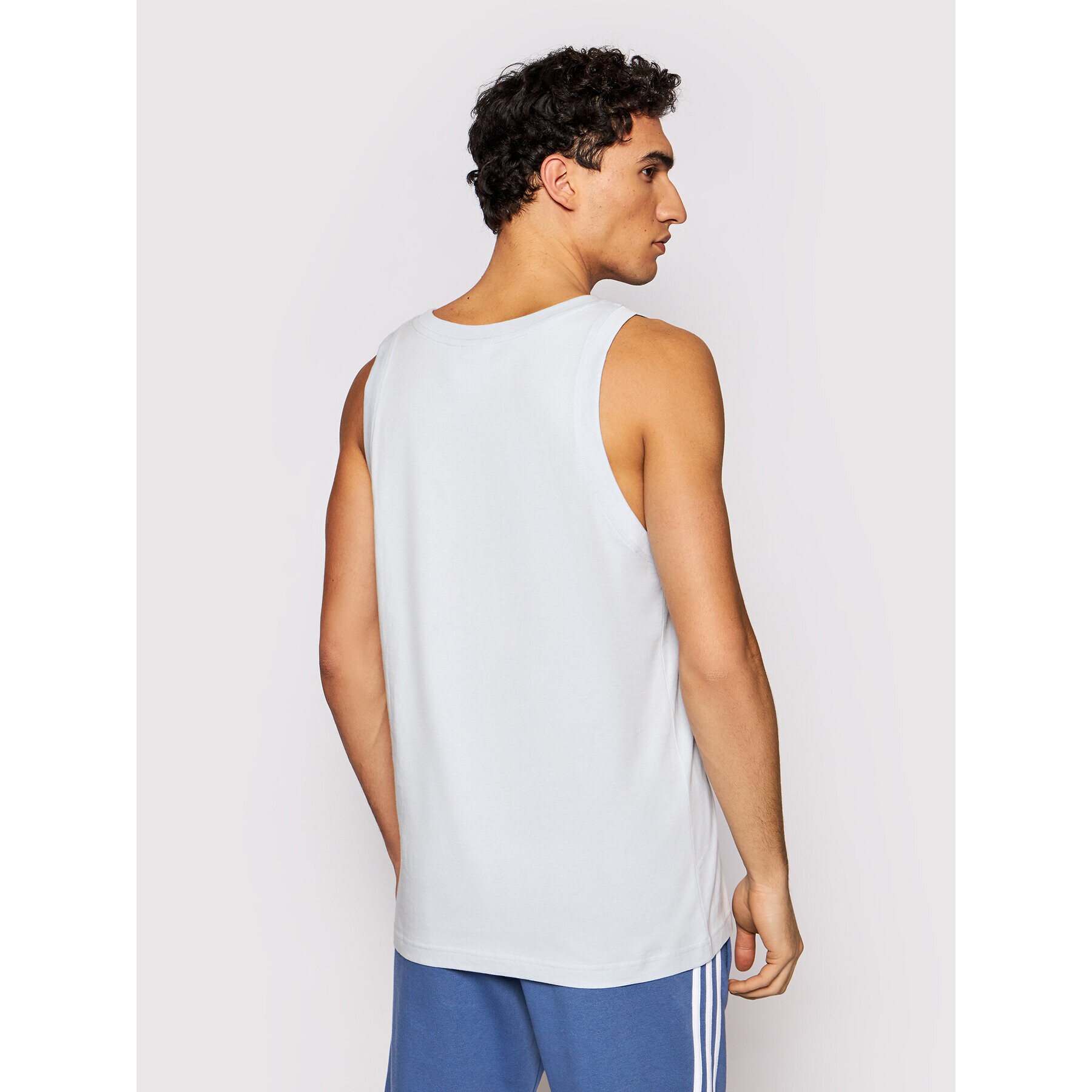 adidas Tank top Trefoil GN3488 Modrá Regular Fit - Pepit.cz