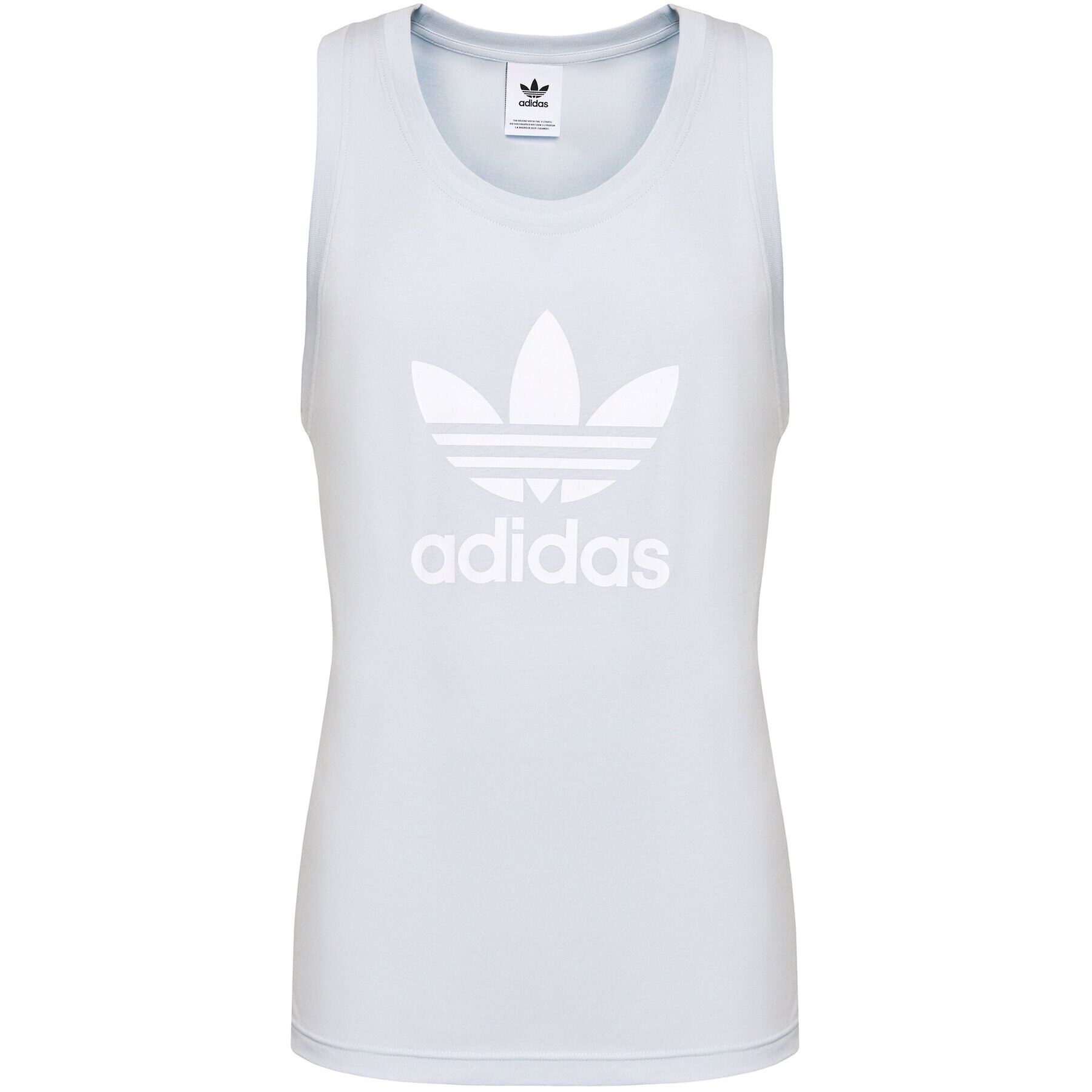 adidas Tank top Trefoil GN3488 Modrá Regular Fit - Pepit.cz