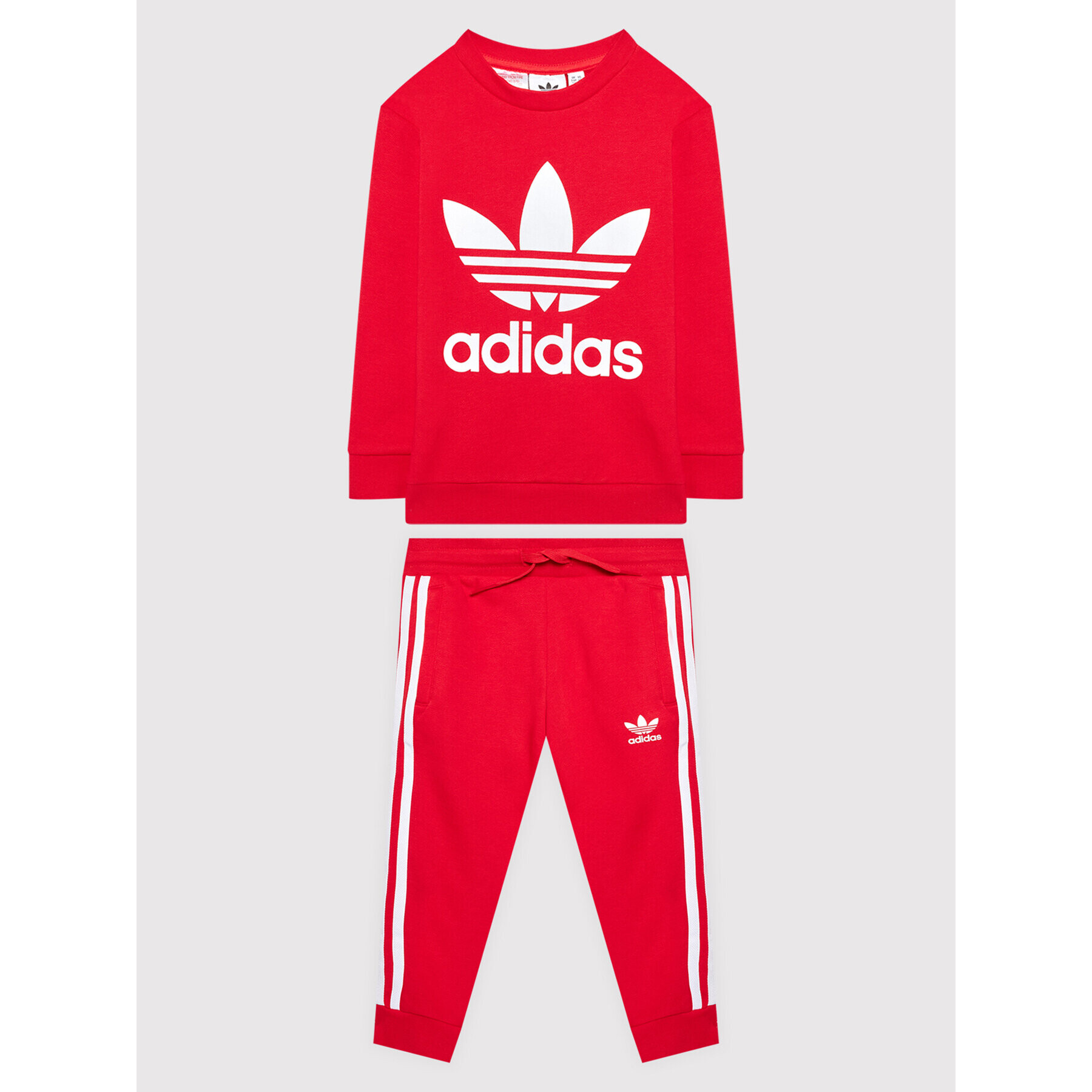 adidas Tepláková souprava adicolor H25251 Červená Standard Fit - Pepit.cz