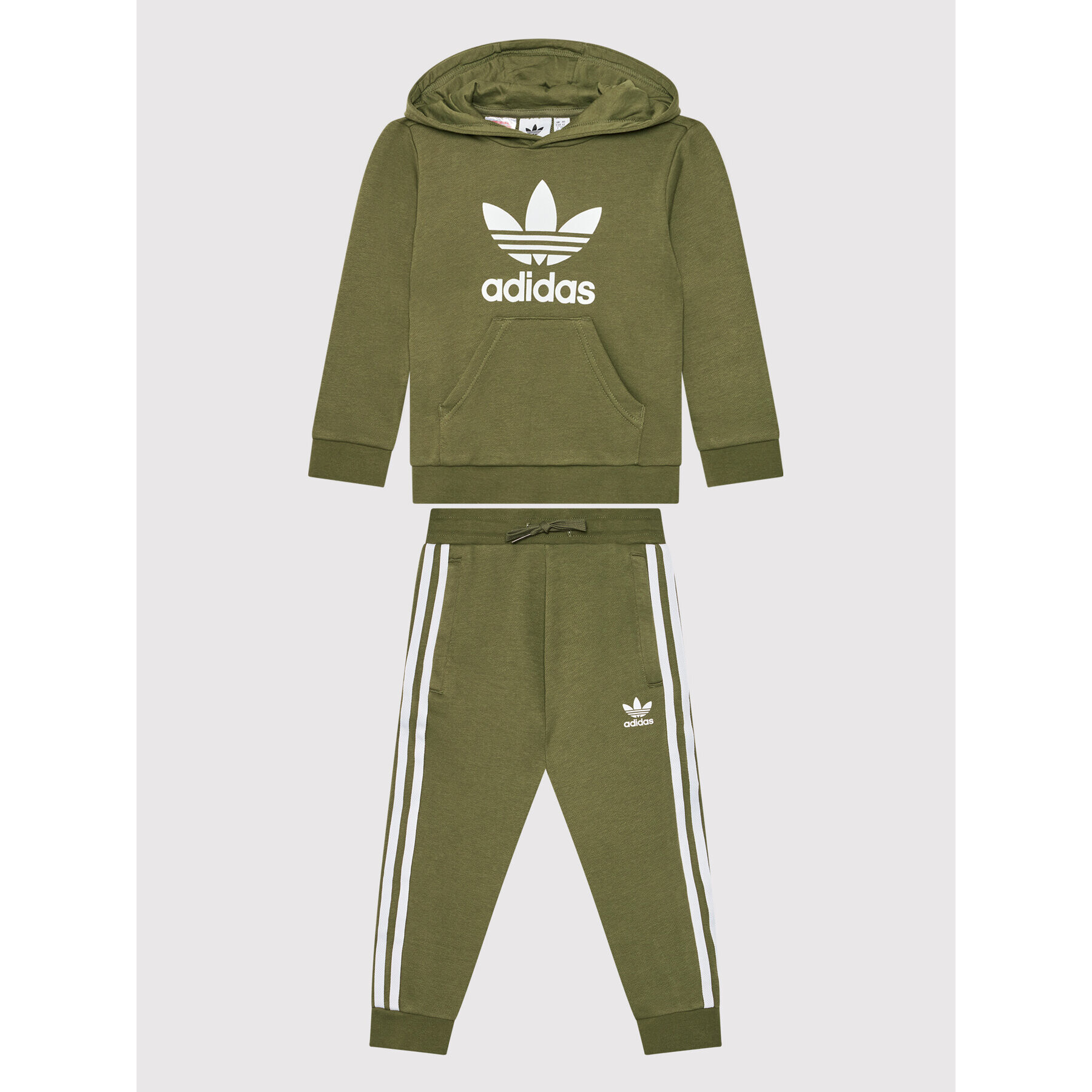 adidas Tepláková souprava adicolor HC4462 Zelená Regular Fit - Pepit.cz