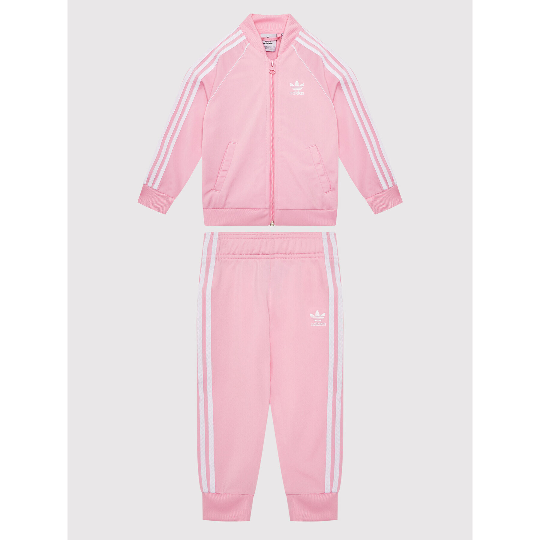 adidas Tepláková souprava adicolor HE4742 Růžová Regular Fit - Pepit.cz