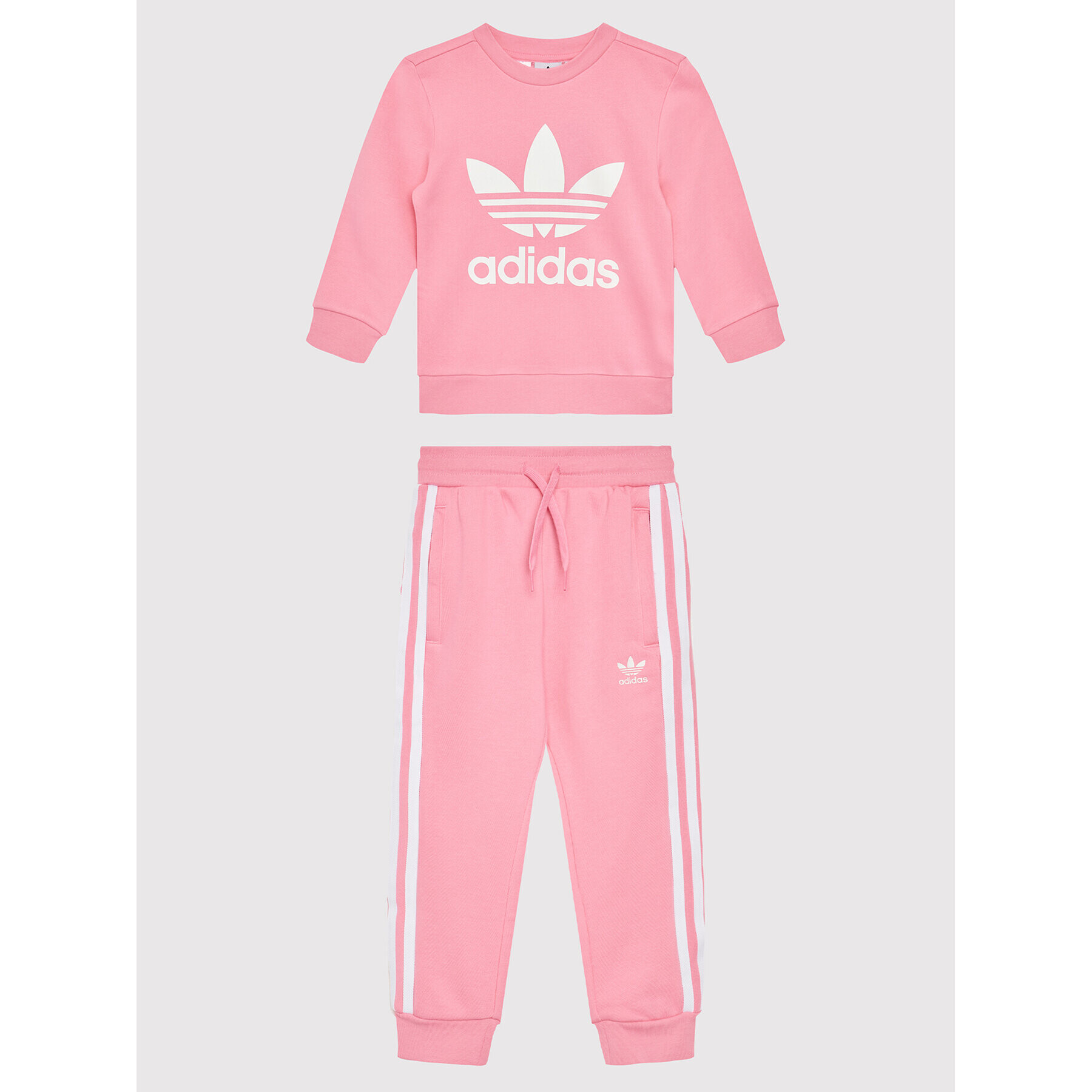 adidas Tepláková souprava adicolor HK2924 Růžová Regular Fit - Pepit.cz