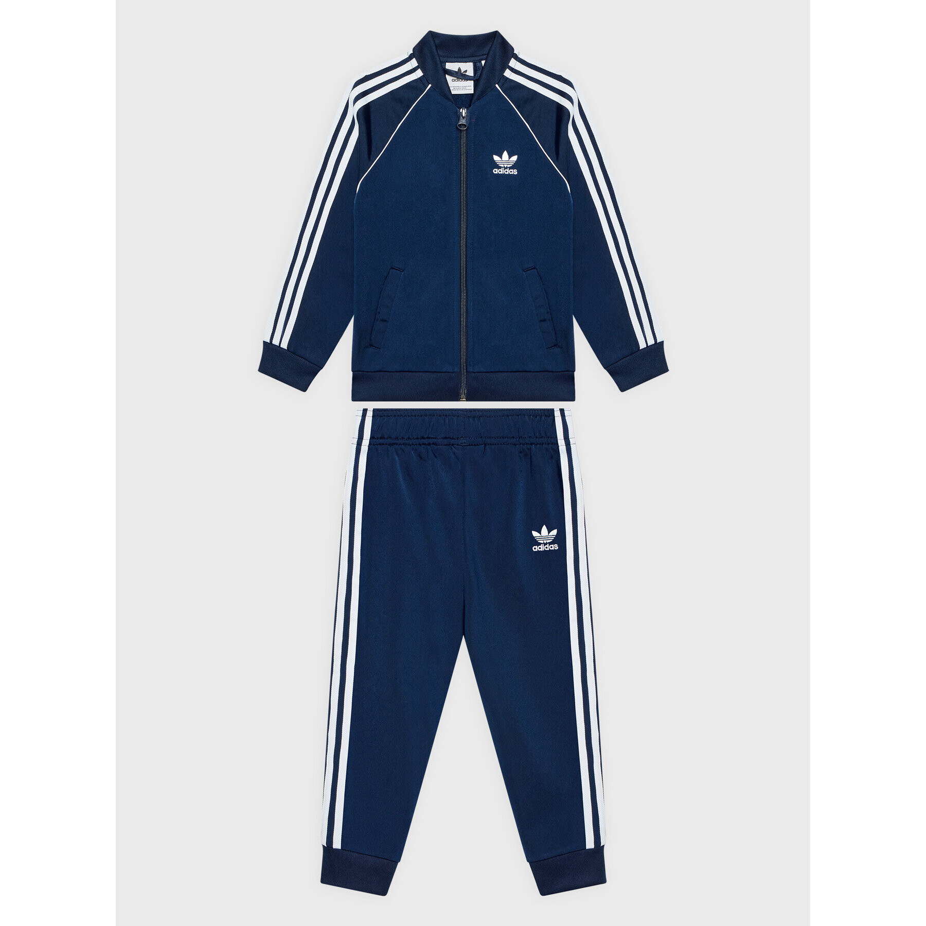 adidas Tepláková souprava adicolor HK7486 Tmavomodrá Regular Fit - Pepit.cz