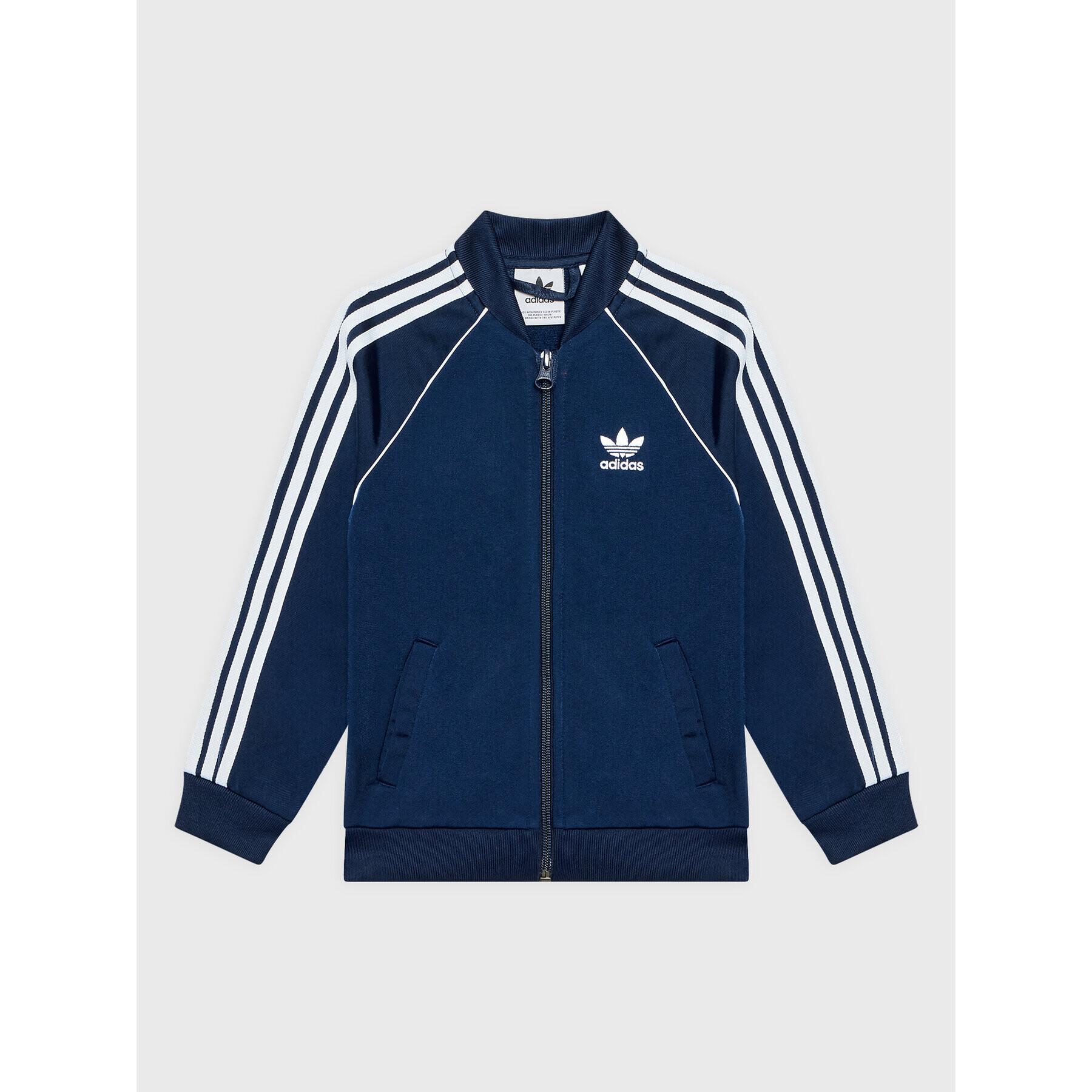 adidas Tepláková souprava adicolor HK7486 Tmavomodrá Regular Fit - Pepit.cz