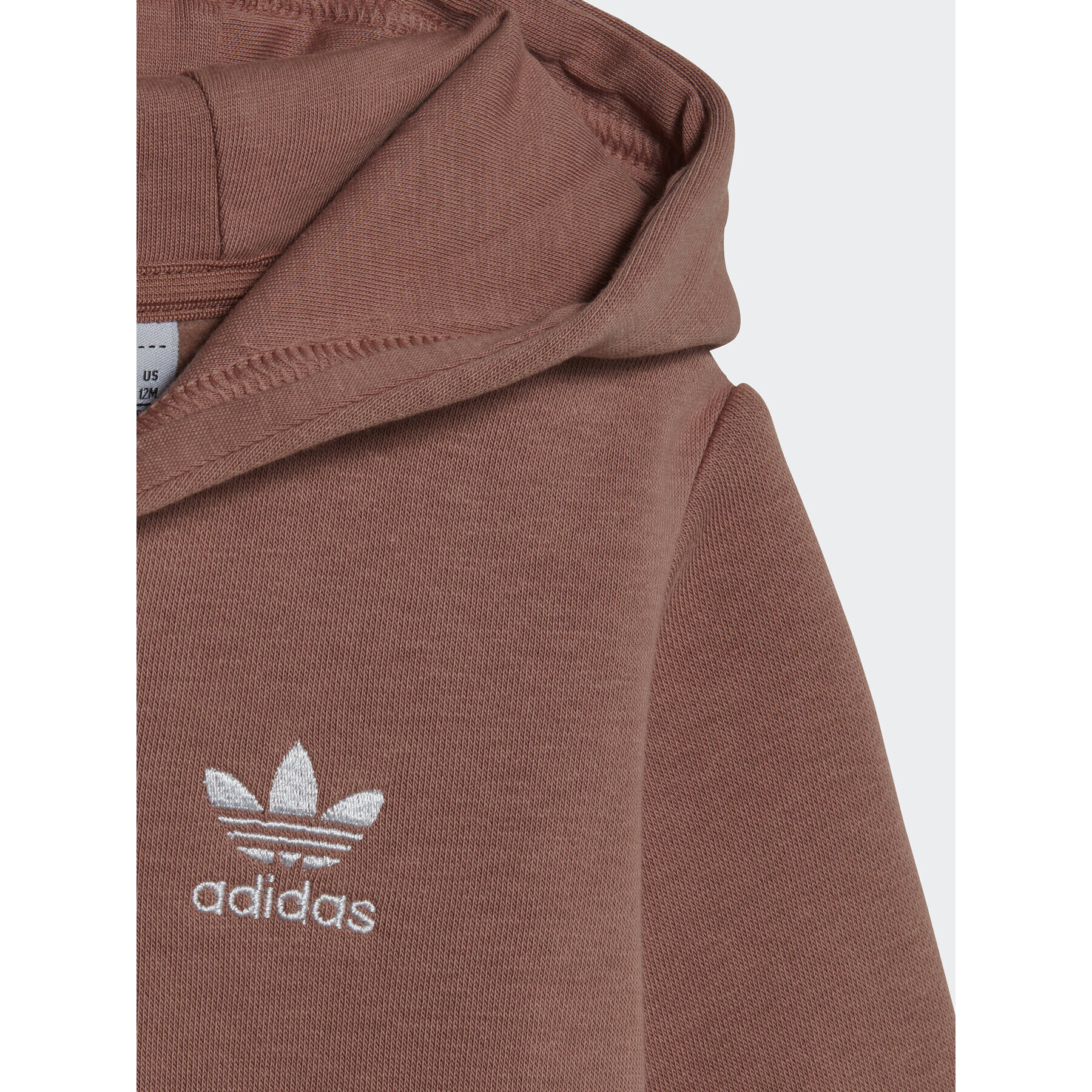 adidas Tepláková souprava Adicolor Hoodie Set IC9110 Hnědá Regular Fit - Pepit.cz