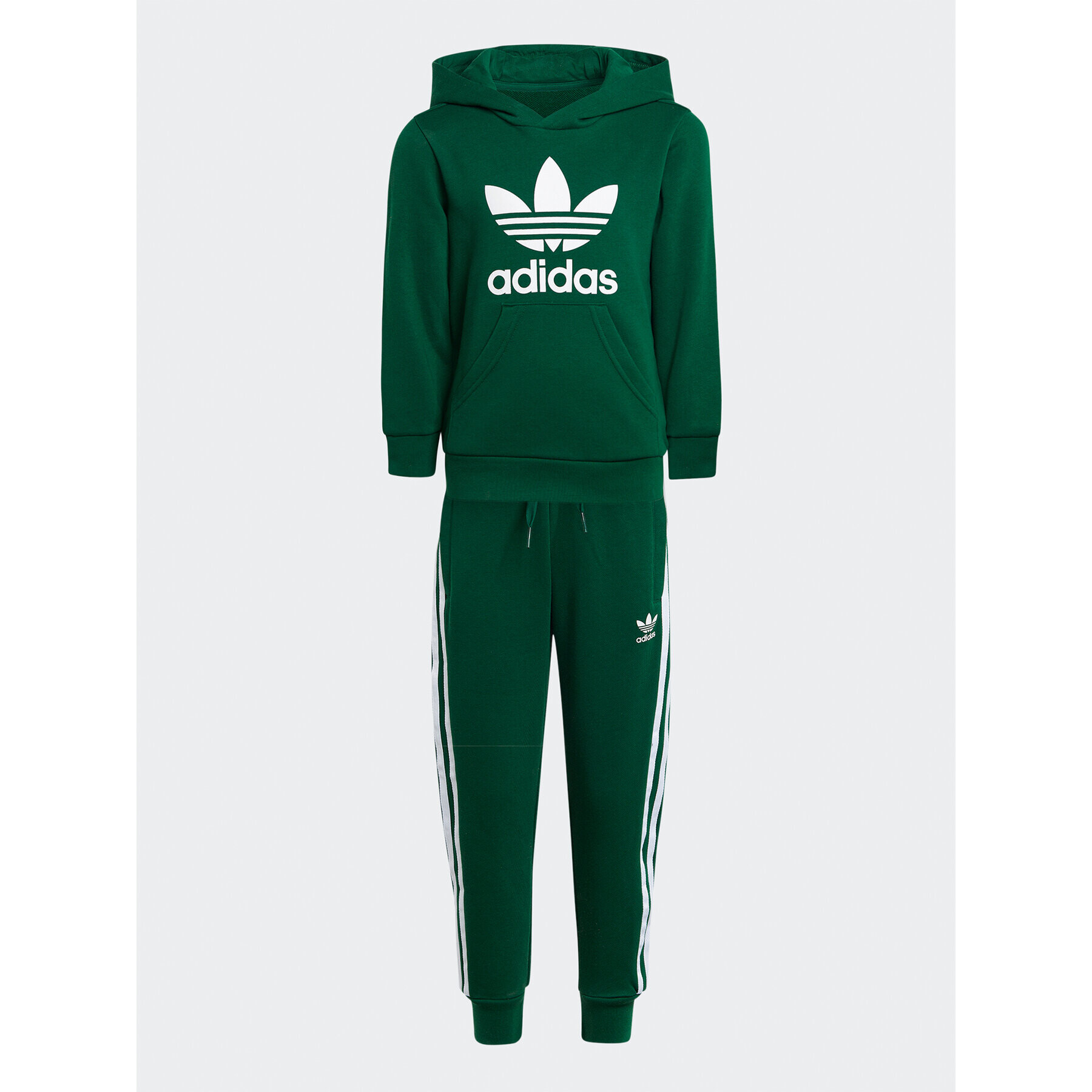 adidas Tepláková souprava Adicolor Hoodie Set IC9169 Zelená Regular Fit - Pepit.cz