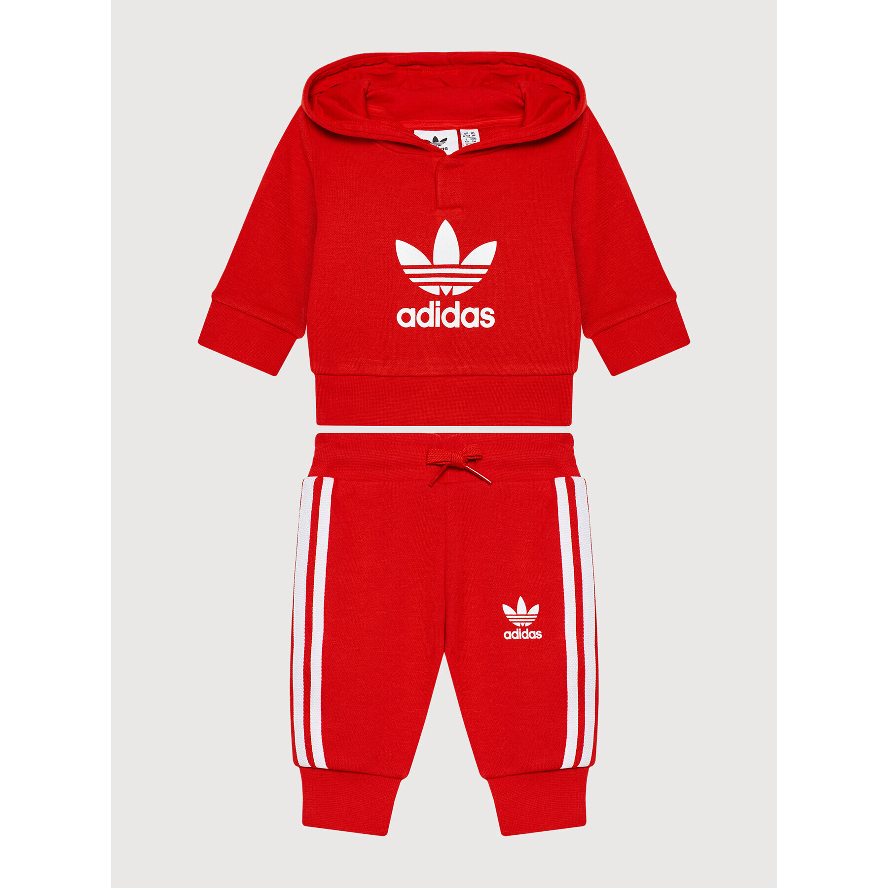 adidas Tepláková souprava adicolor Set H25219 Červená Regular Fit - Pepit.cz