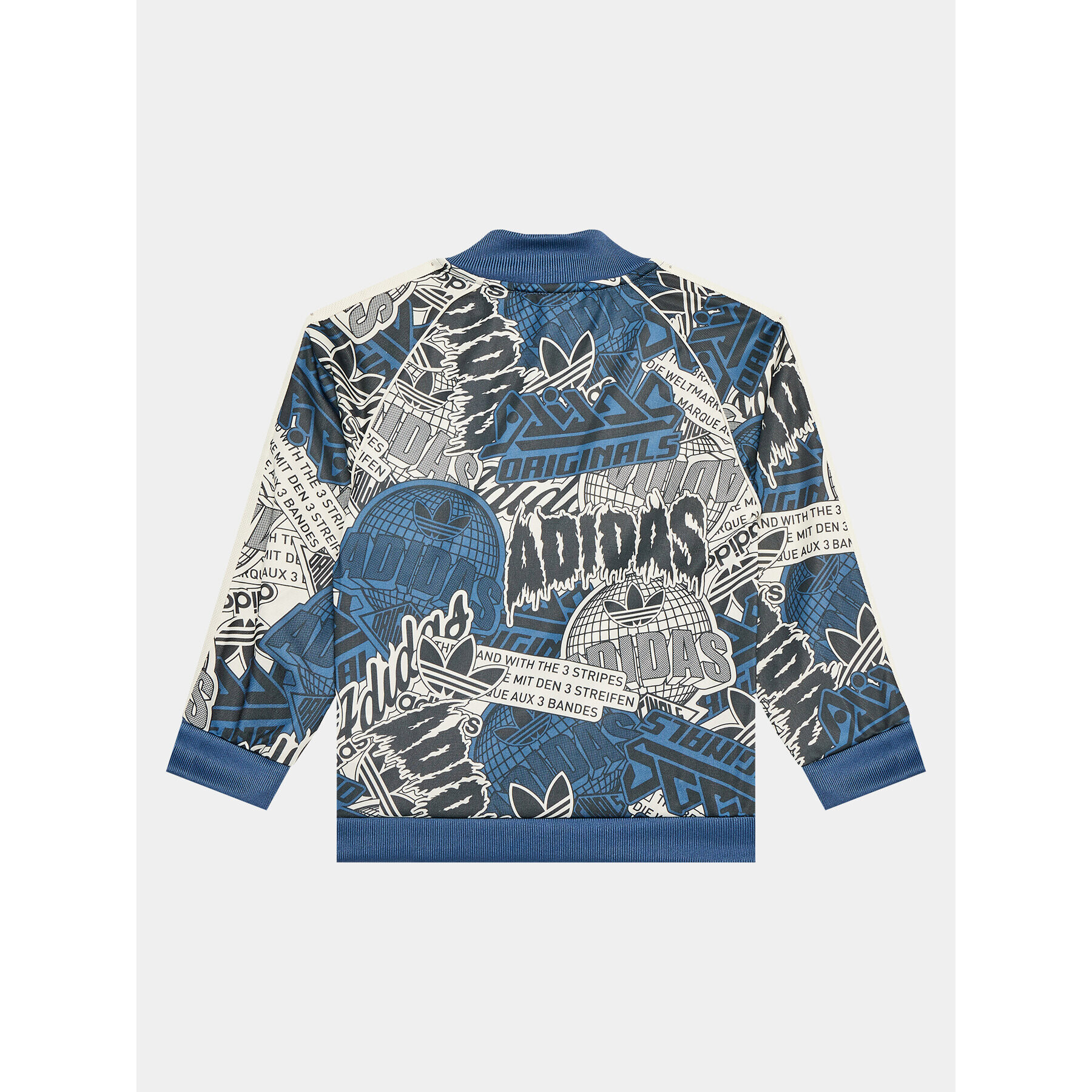 adidas Tepláková souprava Allover Print HK2817 Tmavomodrá Regular Fit - Pepit.cz