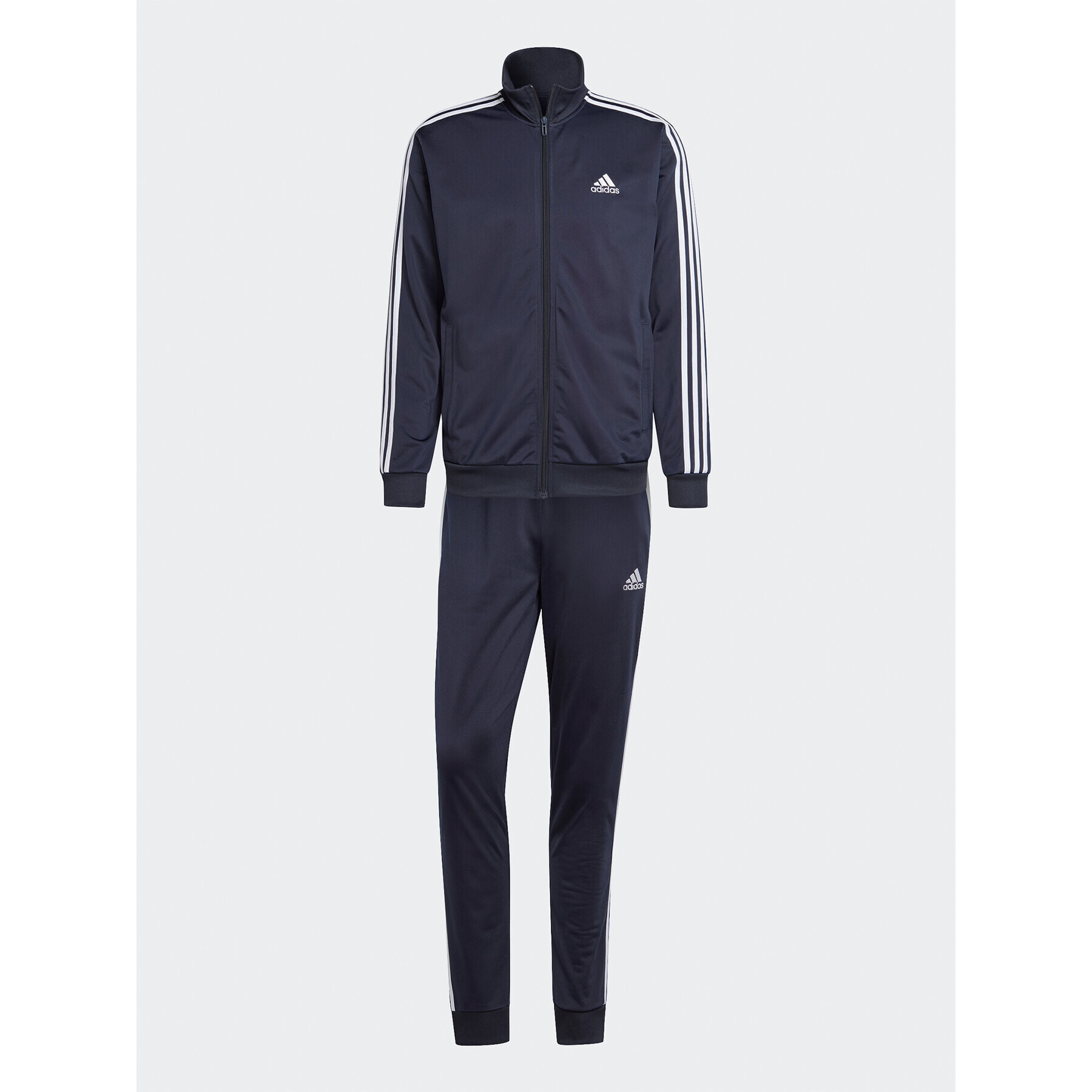 adidas Tepláková souprava Basic 3-Stripes HZ2220 Tmavomodrá Regular Fit - Pepit.cz