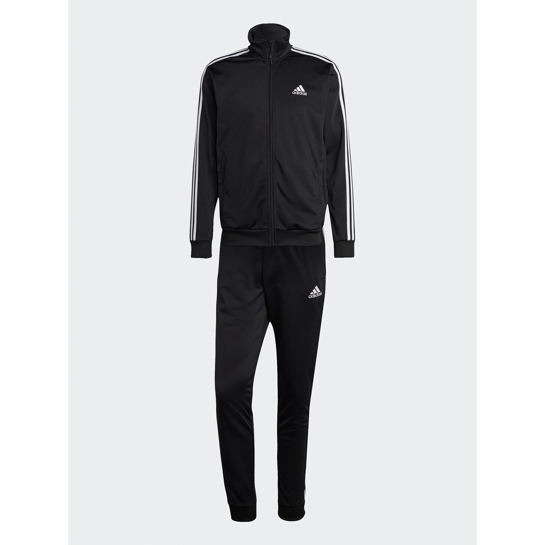 adidas Tepláková souprava Basic 3-Stripes IC6747 Černá Regular Fit - Pepit.cz