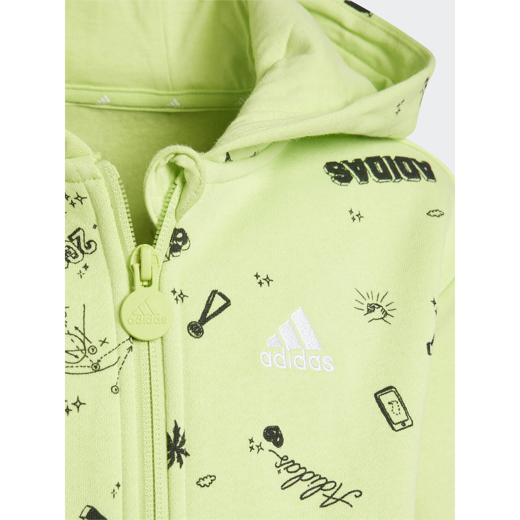 adidas Tepláková souprava Brand Love Kids IA1571 Zelená Regular Fit - Pepit.cz