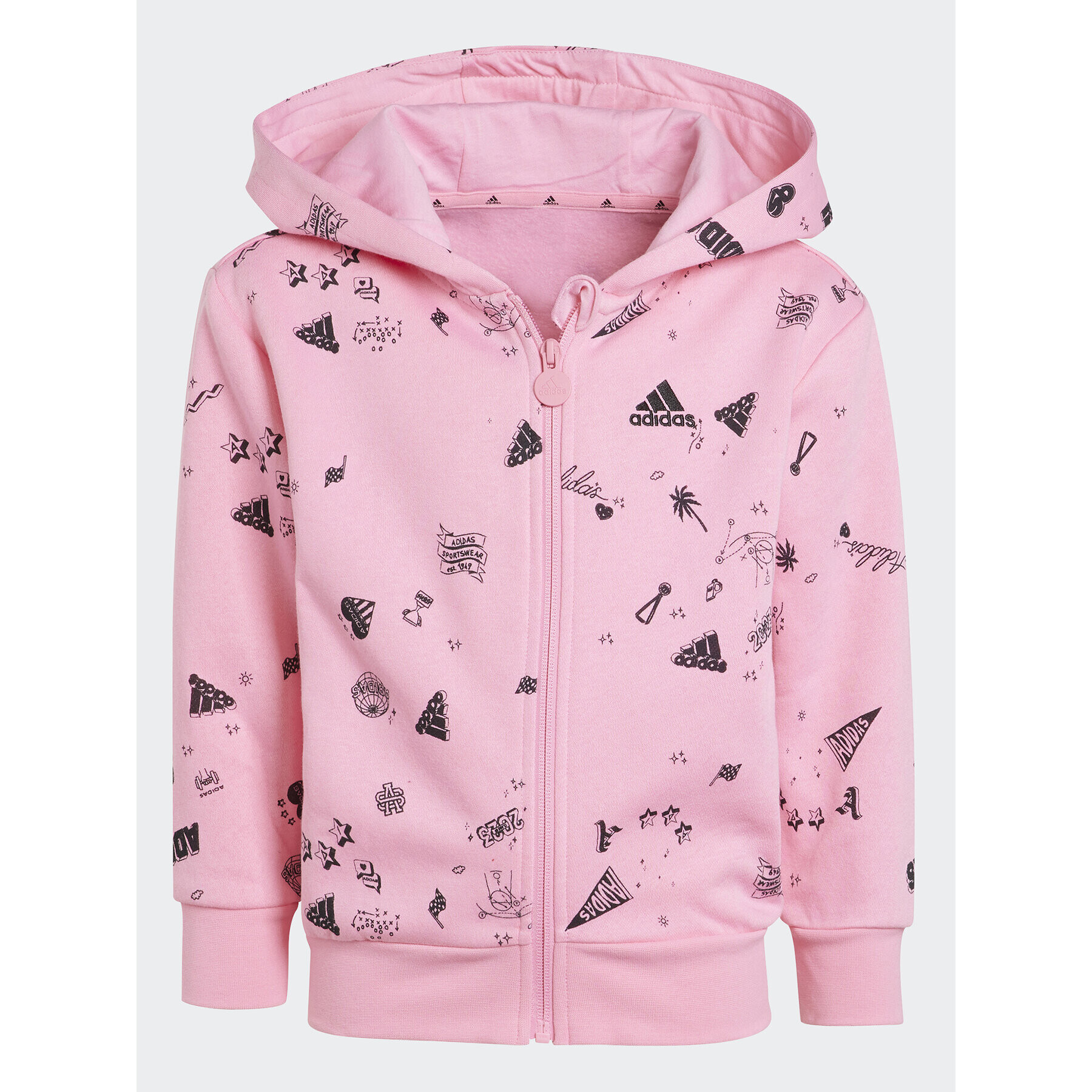 adidas Tepláková souprava Brand Love Kids IA1572 Růžová Regular Fit - Pepit.cz