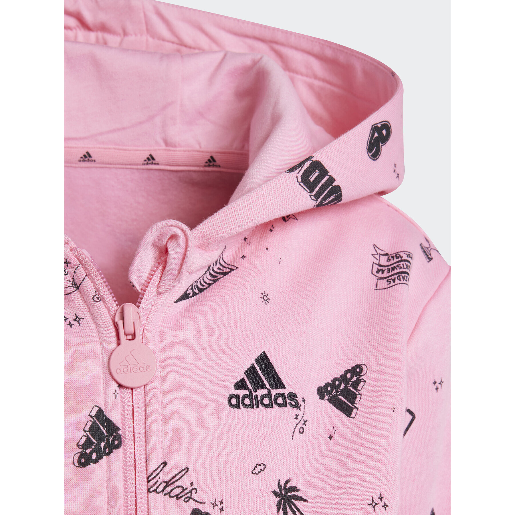 adidas Tepláková souprava Brand Love Kids IA1572 Růžová Regular Fit - Pepit.cz