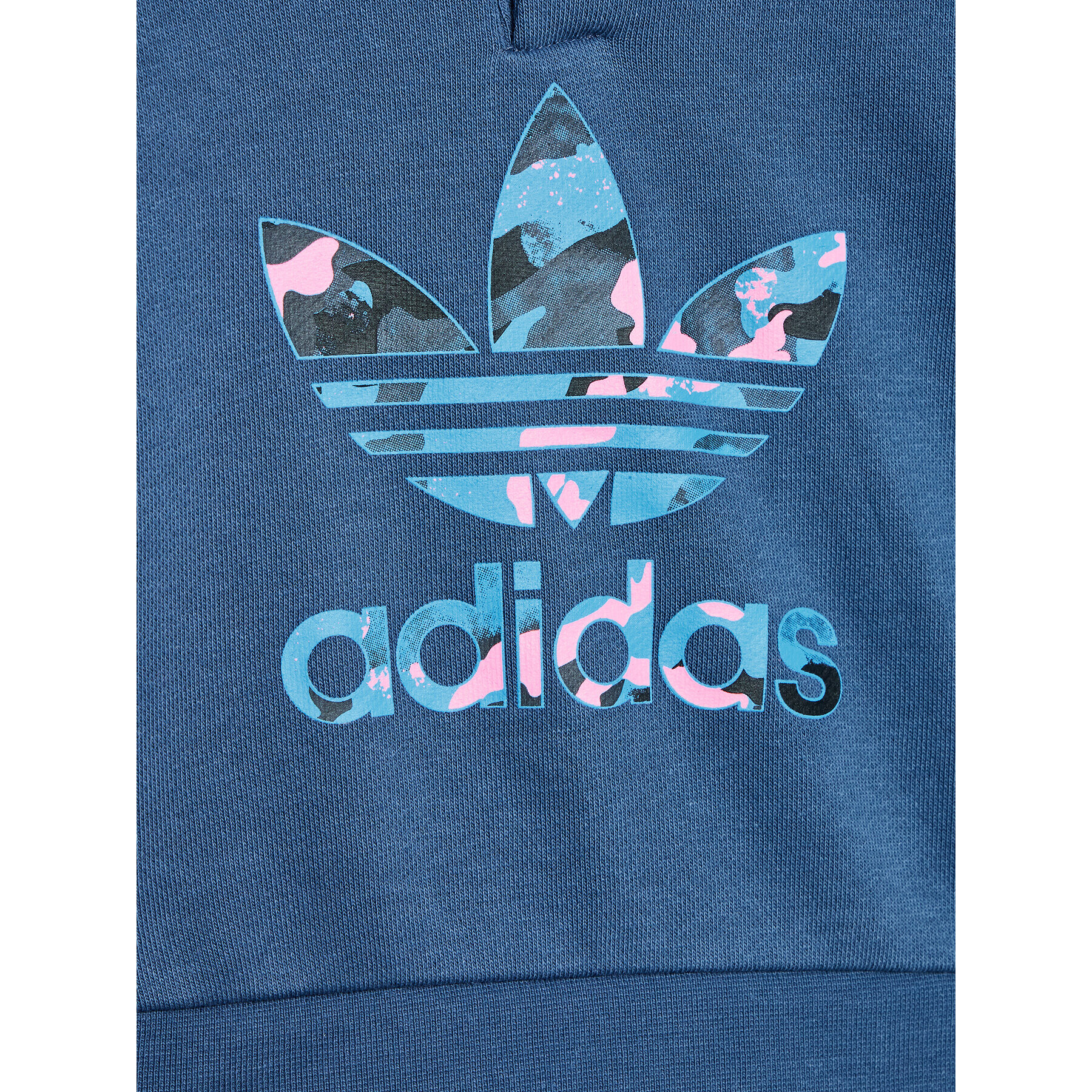 adidas Tepláková souprava Camo HK0319 Modrá Regular Fit - Pepit.cz