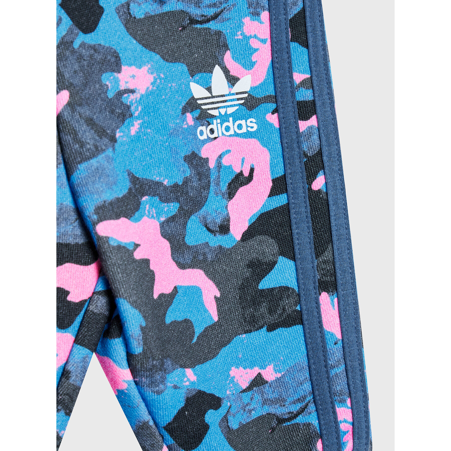 adidas Tepláková souprava Camo HK0319 Modrá Regular Fit - Pepit.cz