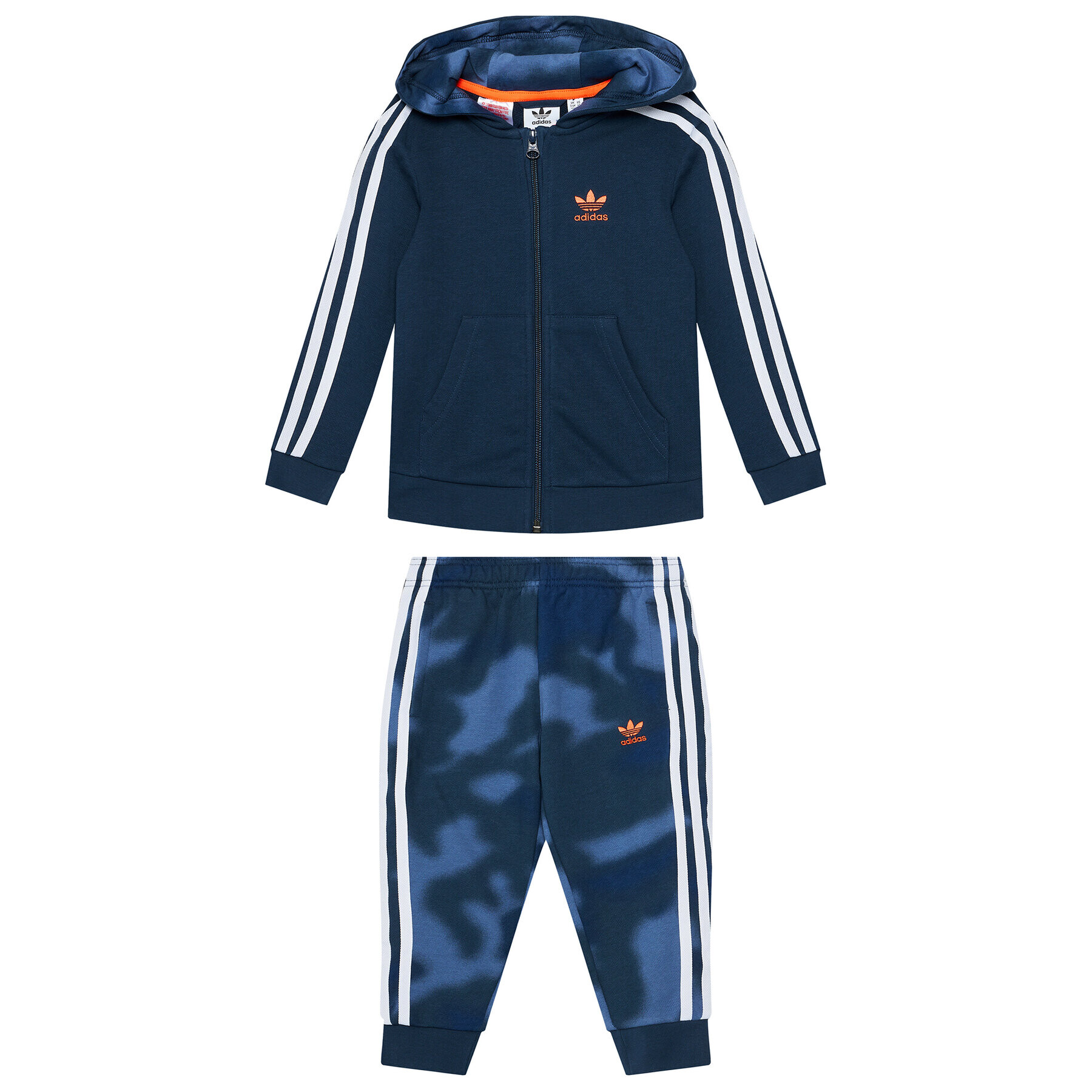 adidas Tepláková souprava Camo Print GN4122 Tmavomodrá Slim Fit - Pepit.cz