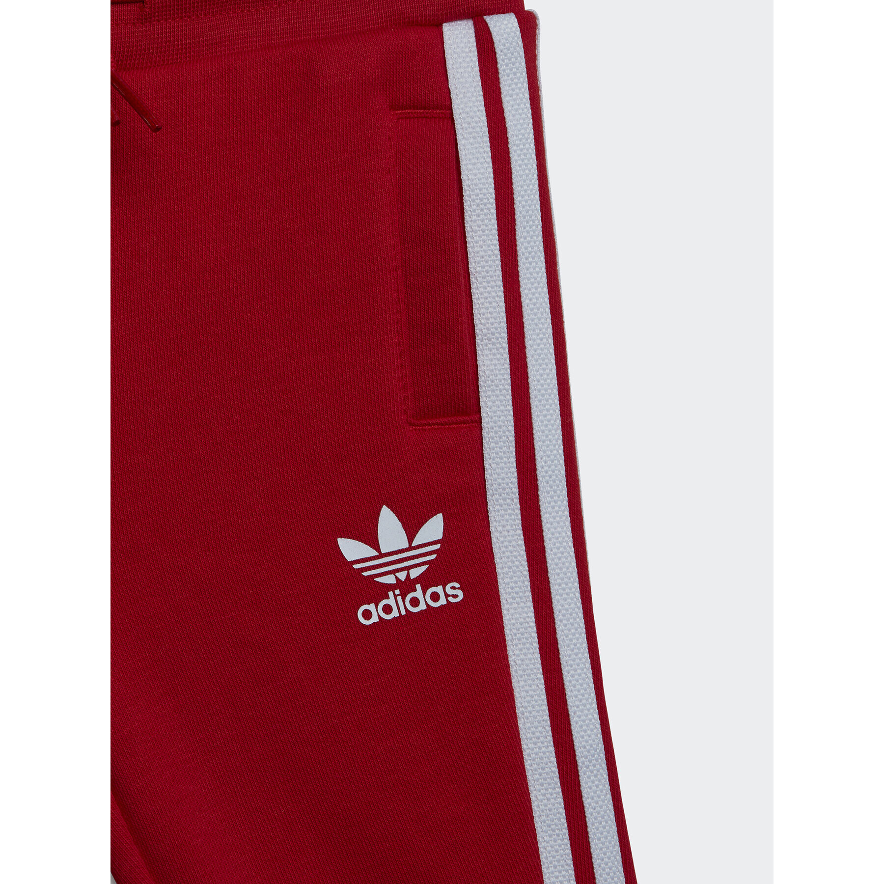 adidas Tepláková souprava Crew Sweatshirt Set IB8665 Červená Regular Fit - Pepit.cz