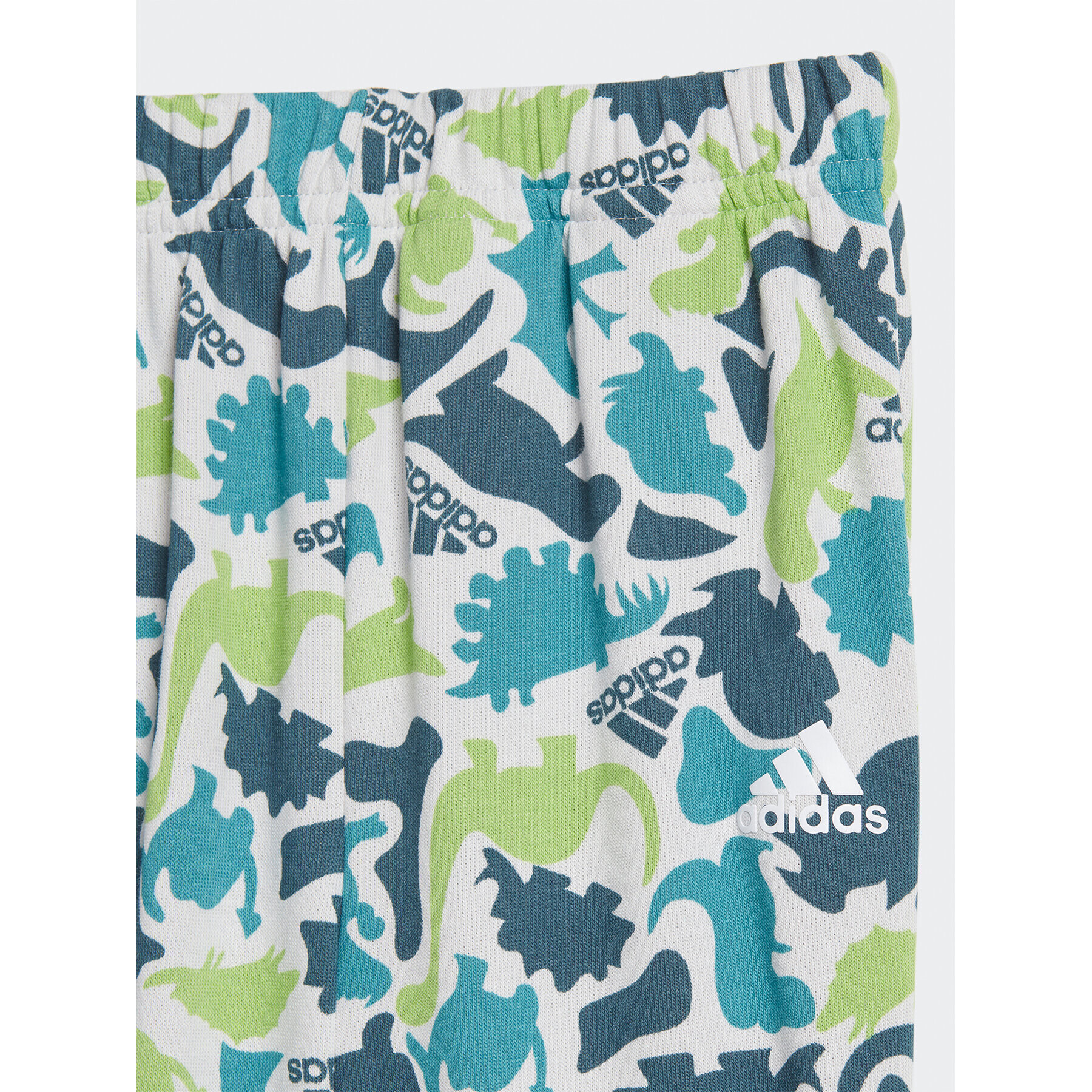 adidas Tepláková souprava Dino Camo Allover Print French Terry Jogger Set IM1662 Tyrkysová - Pepit.cz