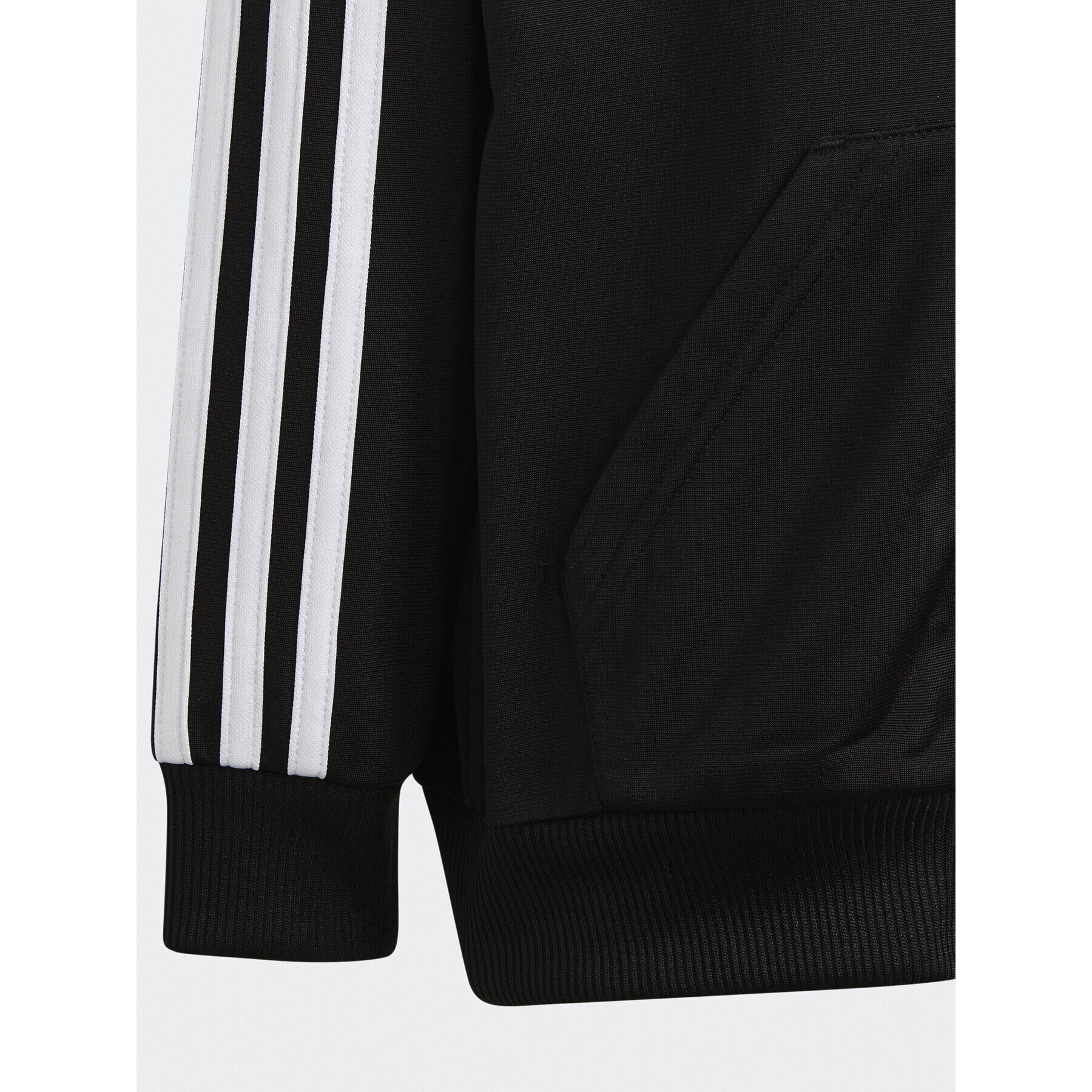 adidas Tepláková souprava Essentials 3-Stripes Shiny Tracksuit HR5906 Černá Slim Fit - Pepit.cz