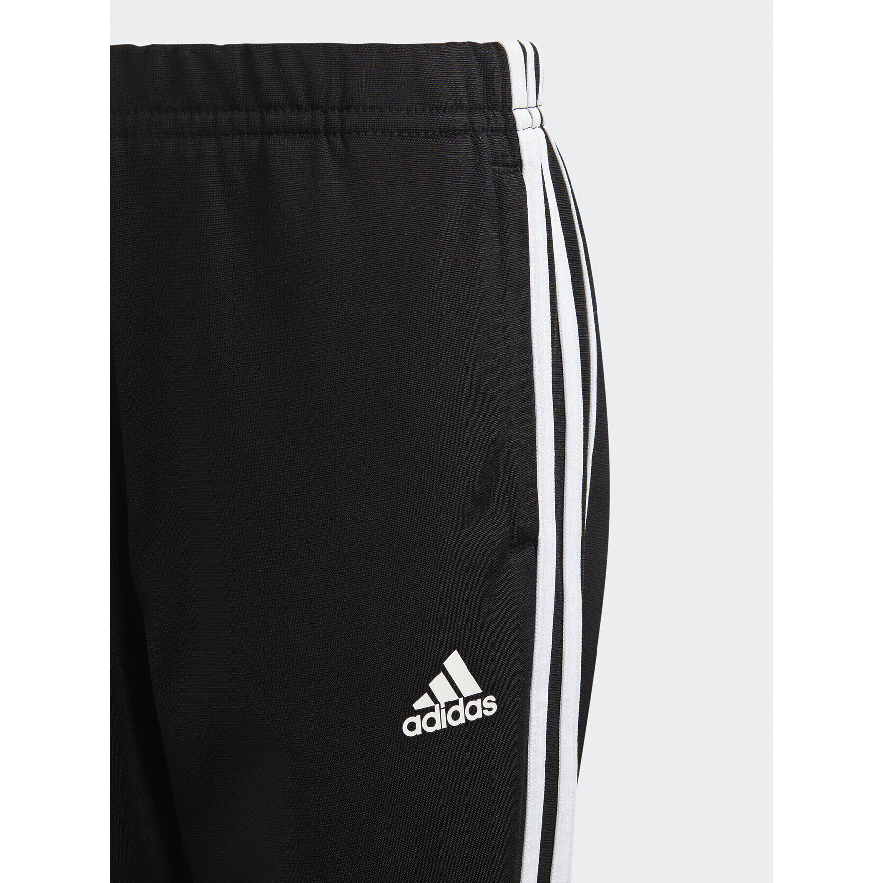 adidas Tepláková souprava Essentials 3-Stripes Shiny Tracksuit HR5906 Černá Slim Fit - Pepit.cz