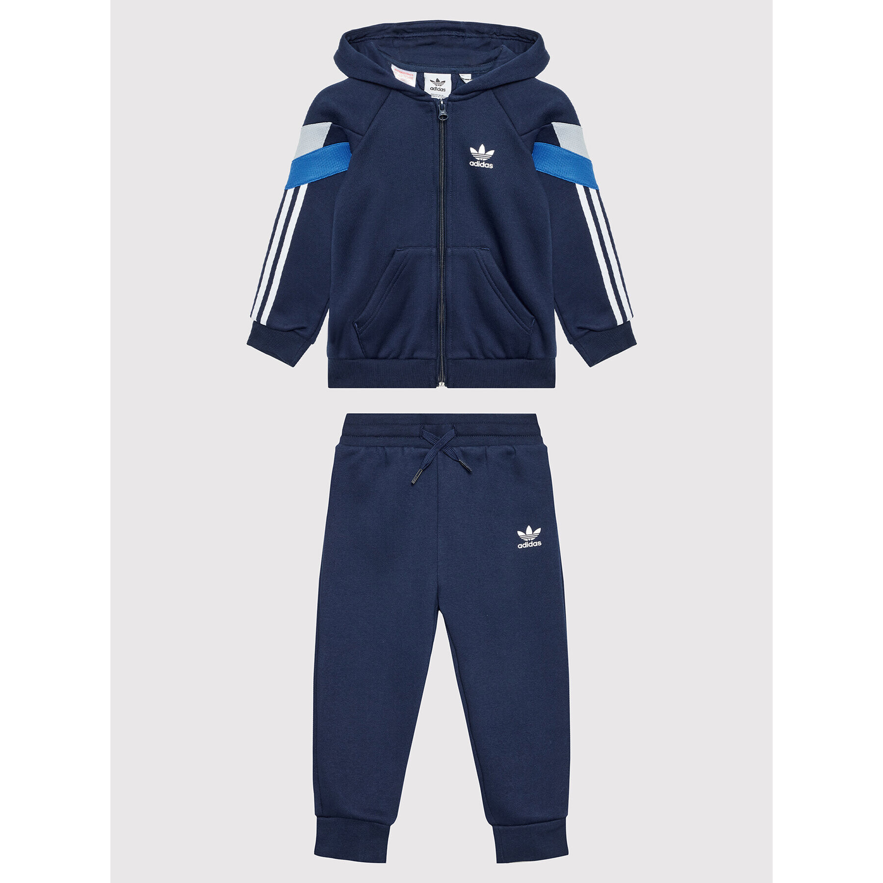 adidas Tepláková souprava Full-Zip HL2209 Tmavomodrá Regular Fit - Pepit.cz