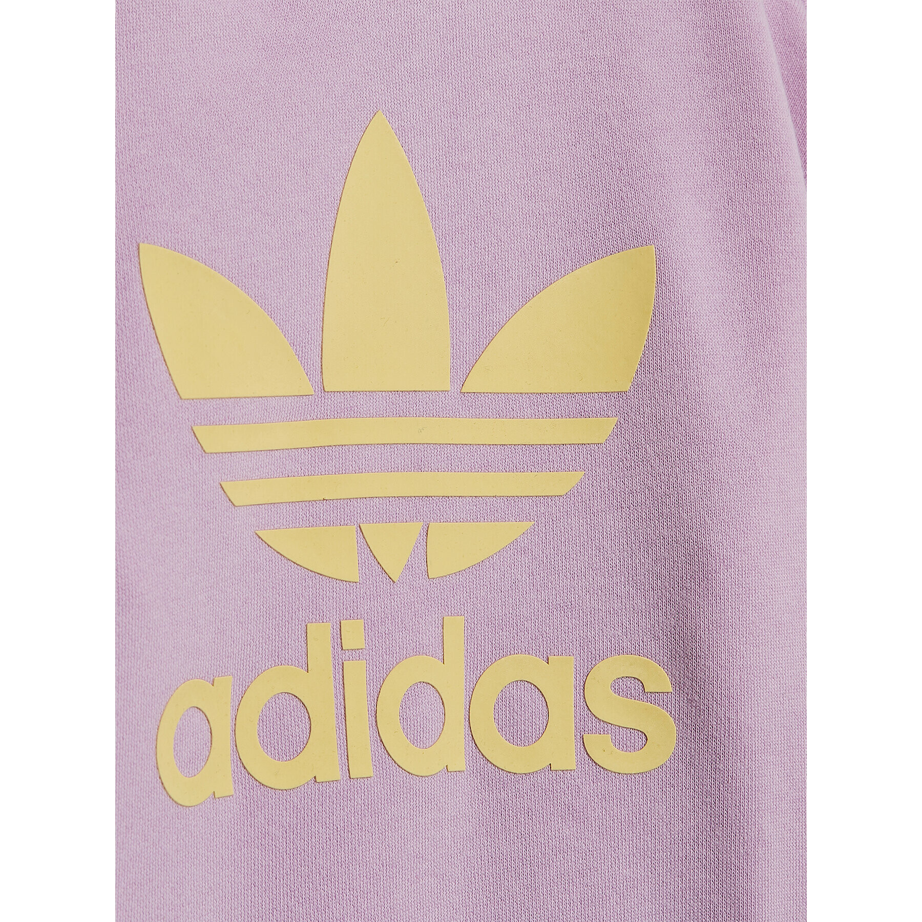 adidas Tepláková souprava Graphic Logo Crew Set HK2910 Fialová Slim Fit - Pepit.cz