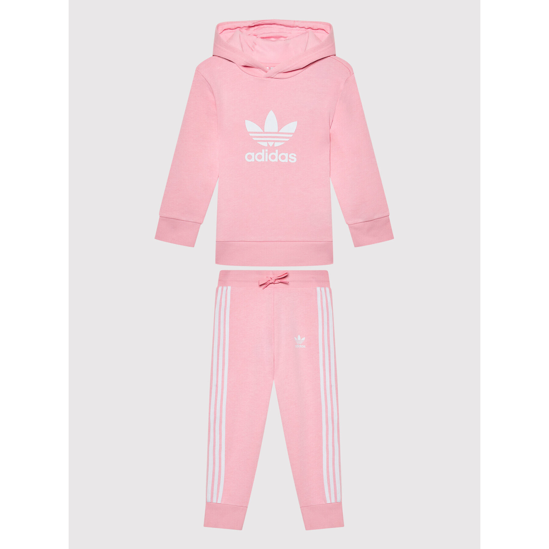 adidas Tepláková souprava Hoodie HE4673 Růžová Regular Fit - Pepit.cz