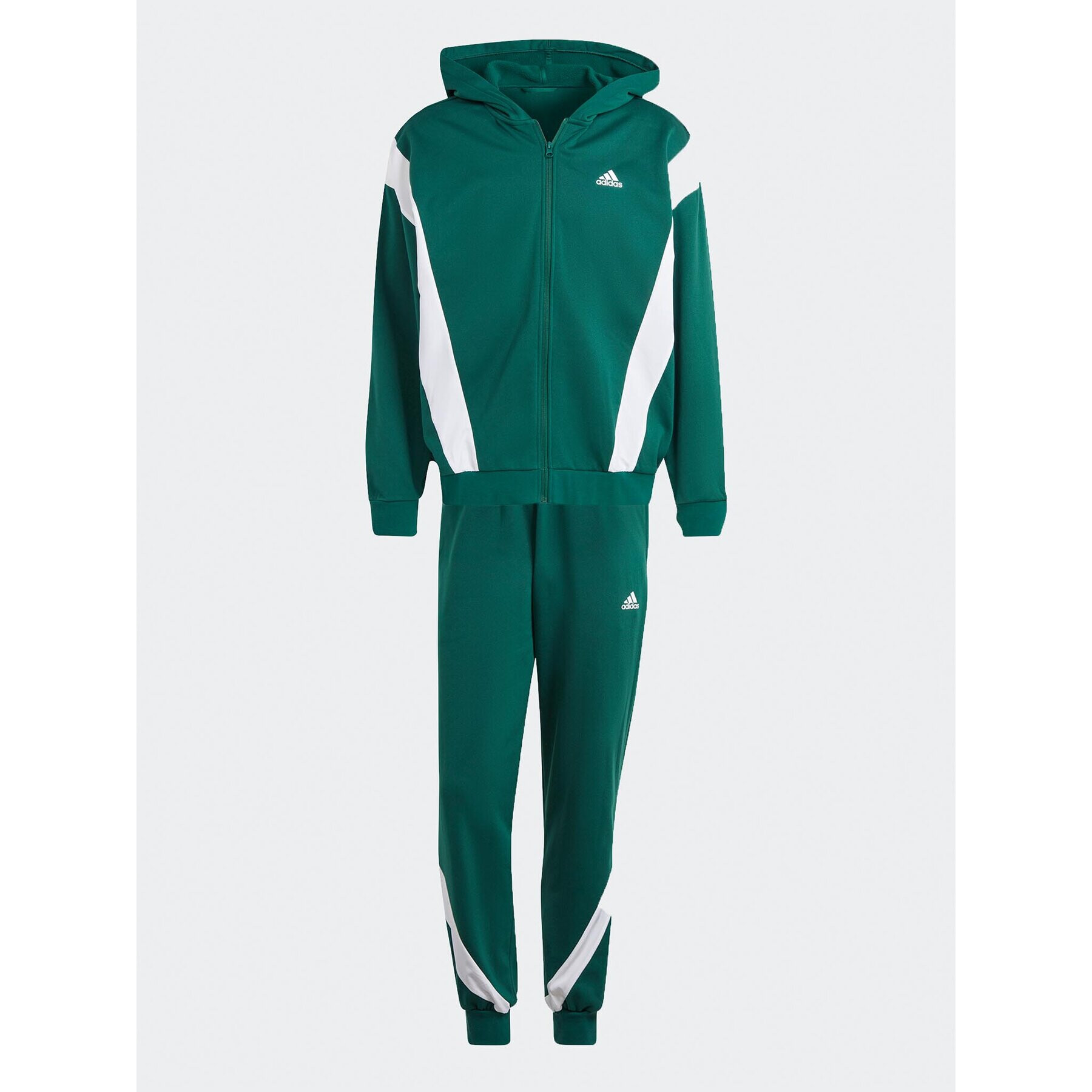 adidas Tepláková souprava Sportswear Fleece IJ6068 Zelená Regular Fit - Pepit.cz