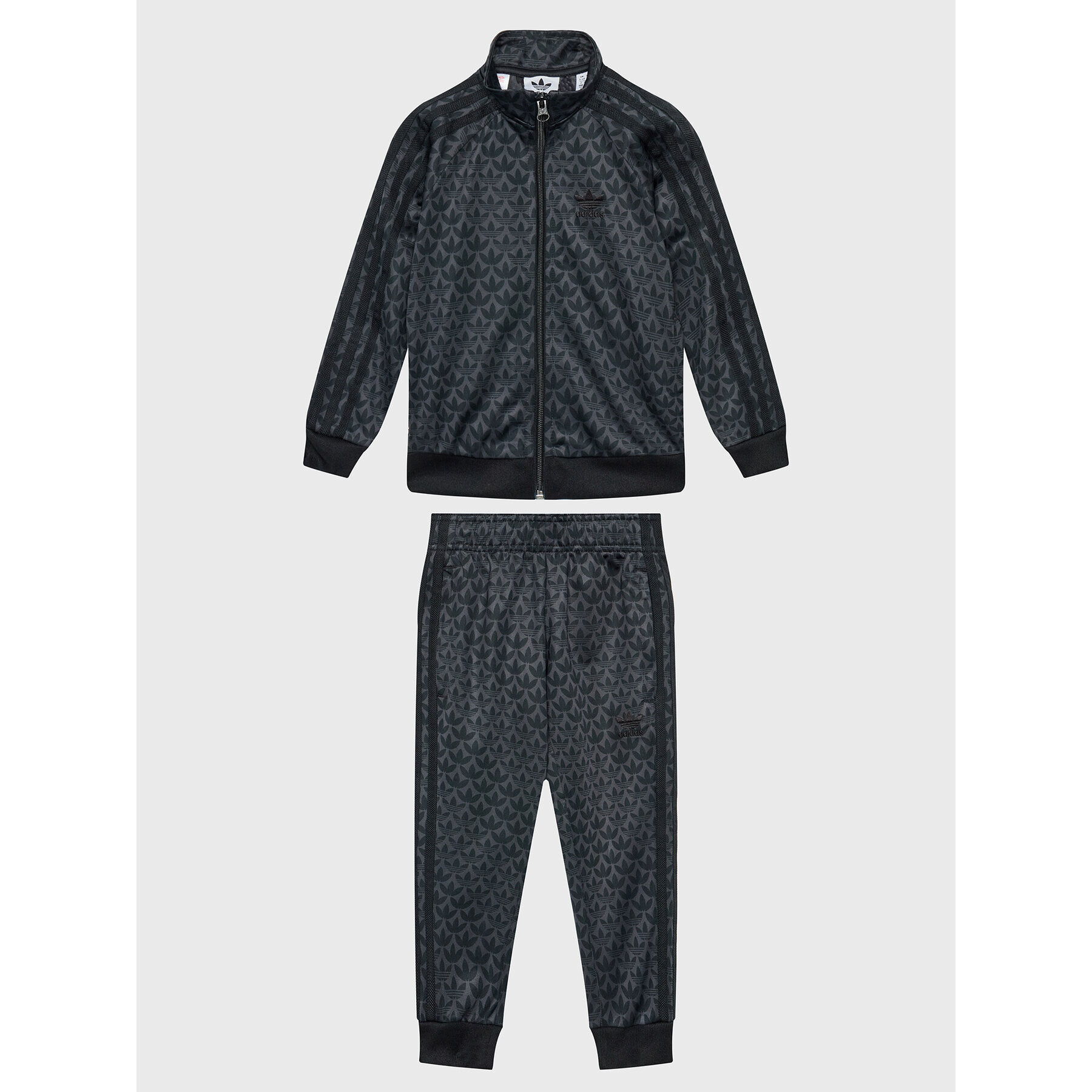 adidas Tepláková souprava Monogram Print Tracksuit H62936 Šedá Regular Fit - Pepit.cz