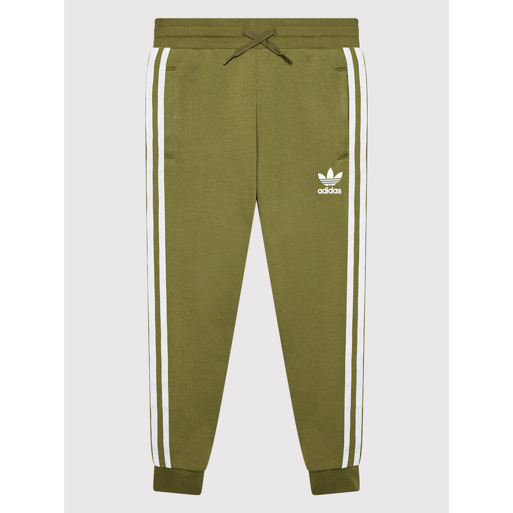 adidas Teplákové kalhoty 3-Stripes HD2048 Zelená Regular Fit - Pepit.cz