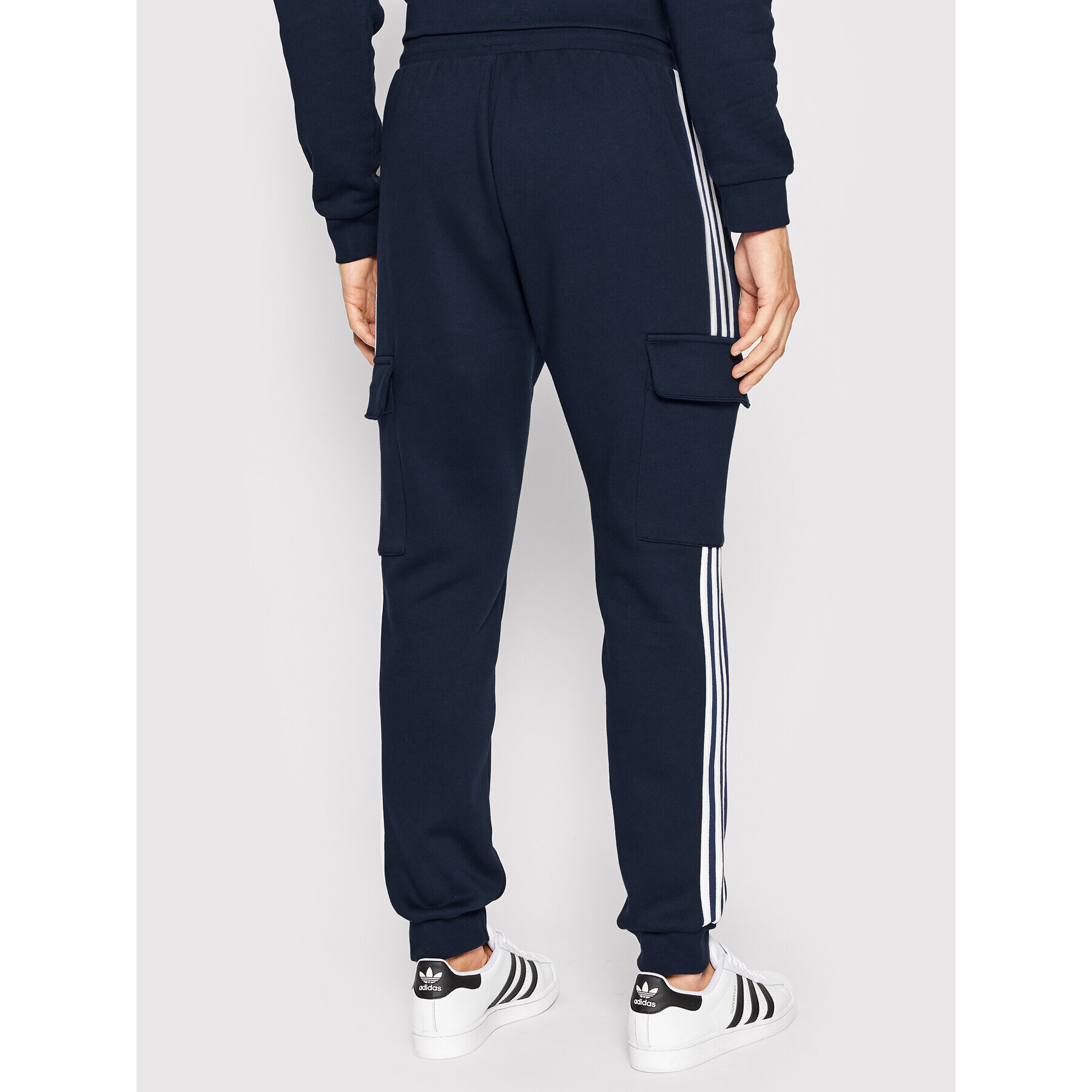 adidas Teplákové kalhoty 3 Stripes HK9687 Tmavomodrá Regular Fit - Pepit.cz