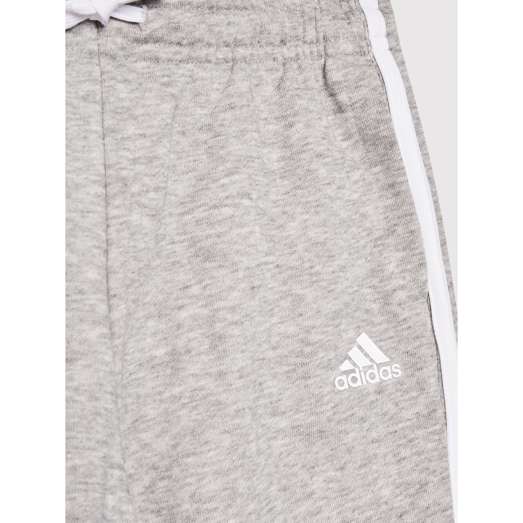 adidas Teplákové kalhoty 3S FT HU1551 Šedá Slim Fit - Pepit.cz