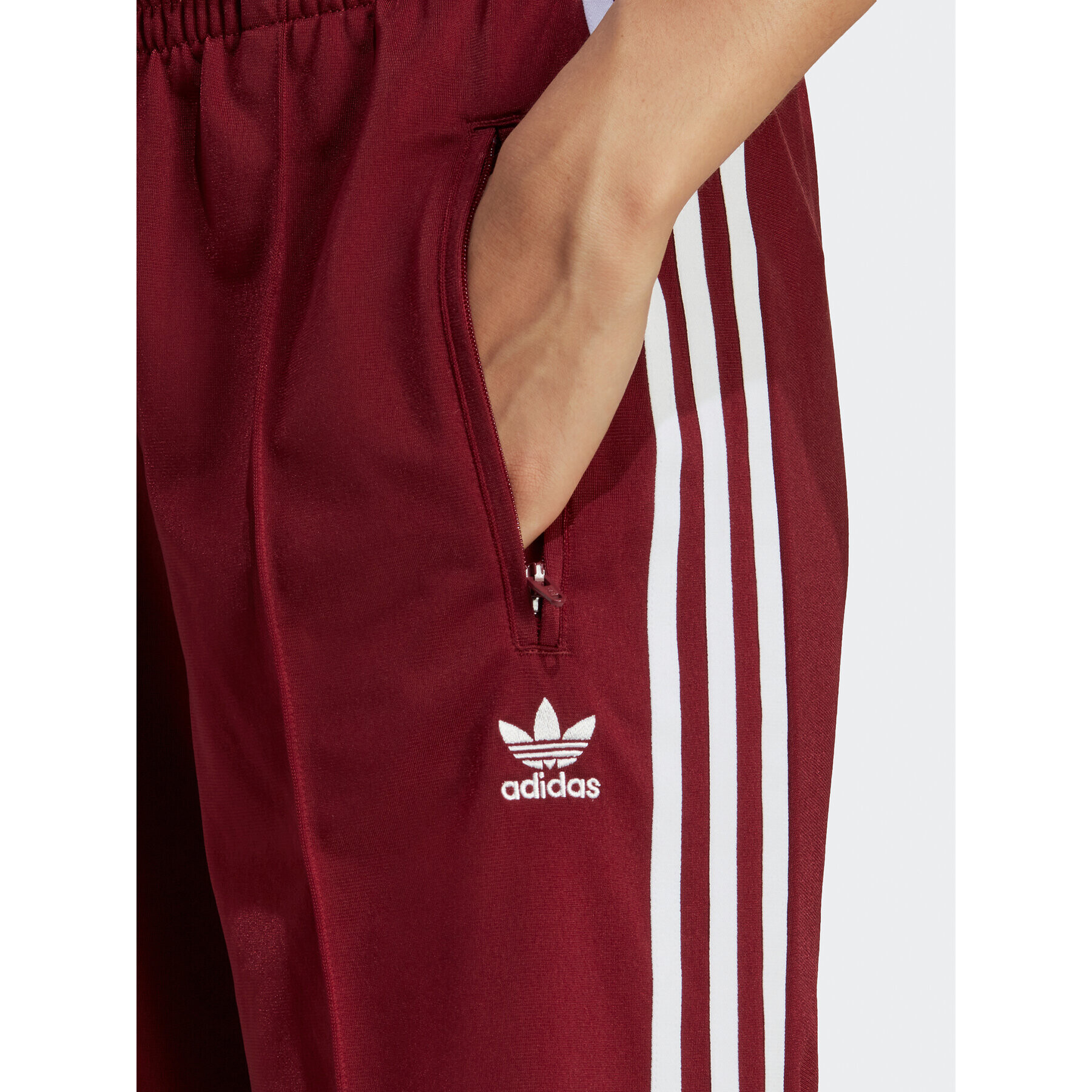 adidas Teplákové kalhoty Adicolor Classics Firebird Tracksuit Bottoms IB7327 Červená Regular Fit - Pepit.cz