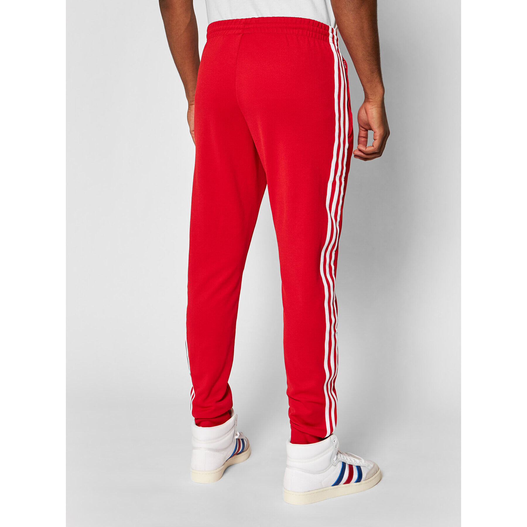 adidas Teplákové kalhoty adicolor Classics GF0208 Červená Slim Fit - Pepit.cz