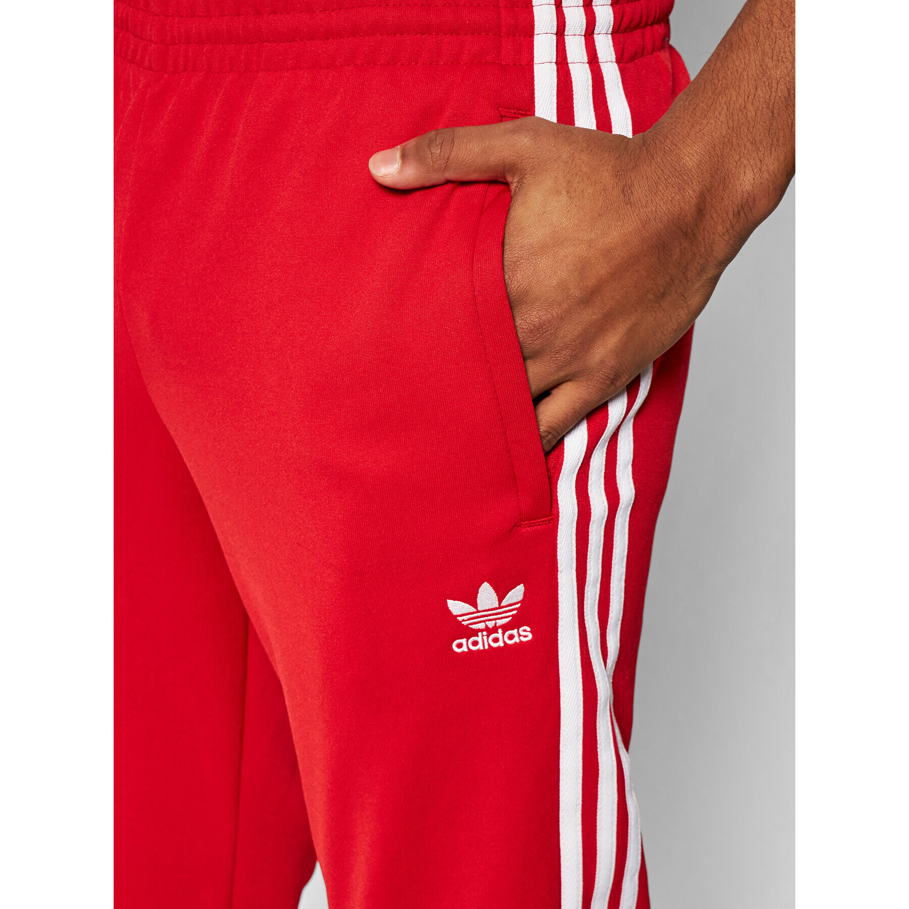 adidas Teplákové kalhoty adicolor Classics GF0208 Červená Slim Fit - Pepit.cz