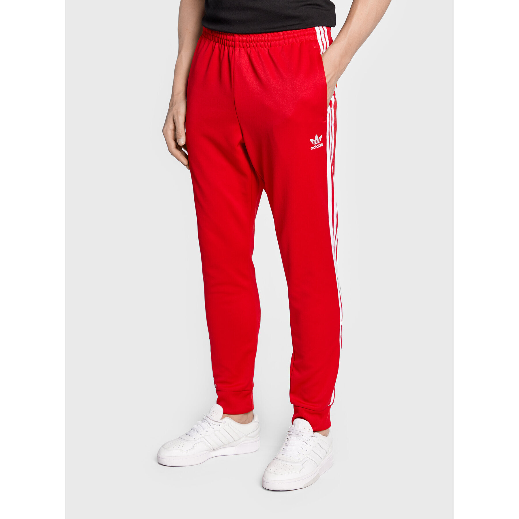 adidas Teplákové kalhoty Adicolor Classics IB1412 Červená Slim Fit - Pepit.cz