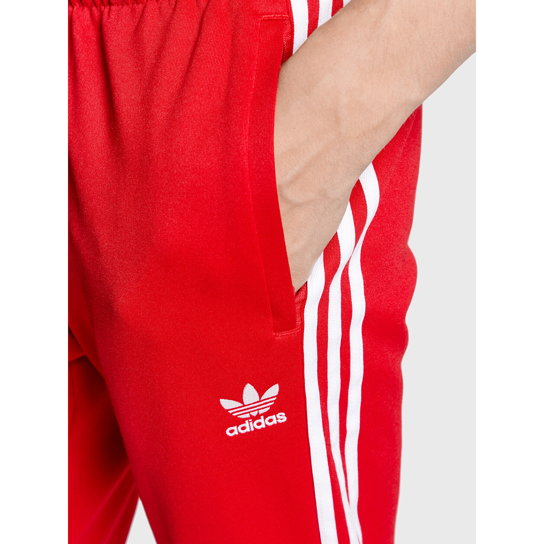 adidas Teplákové kalhoty Adicolor Classics IB1412 Červená Slim Fit - Pepit.cz