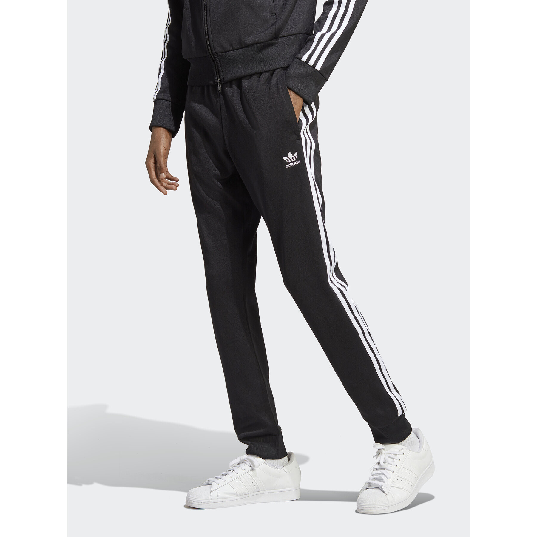 adidas Teplákové kalhoty Adicolor Classics SST Tracksuit Bottom IA4791 Černá Slim Fit - Pepit.cz