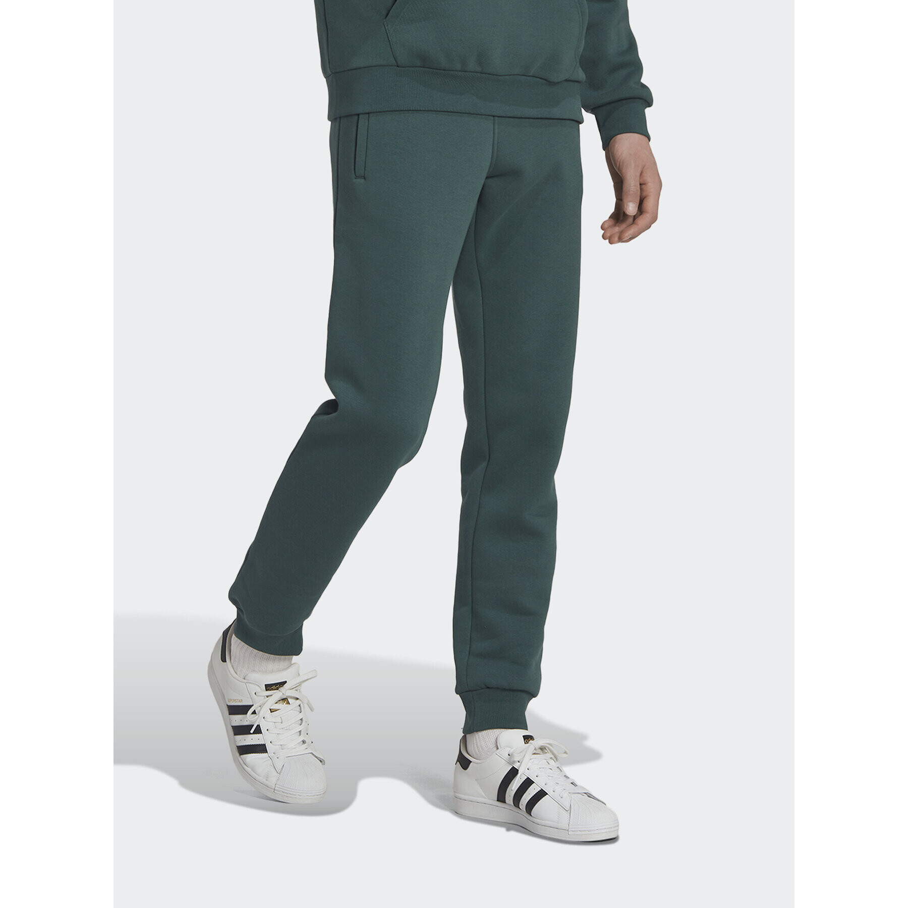 adidas Teplákové kalhoty adicolor Essentails Trefoil HK0106 Zelená Slim Fit - Pepit.cz