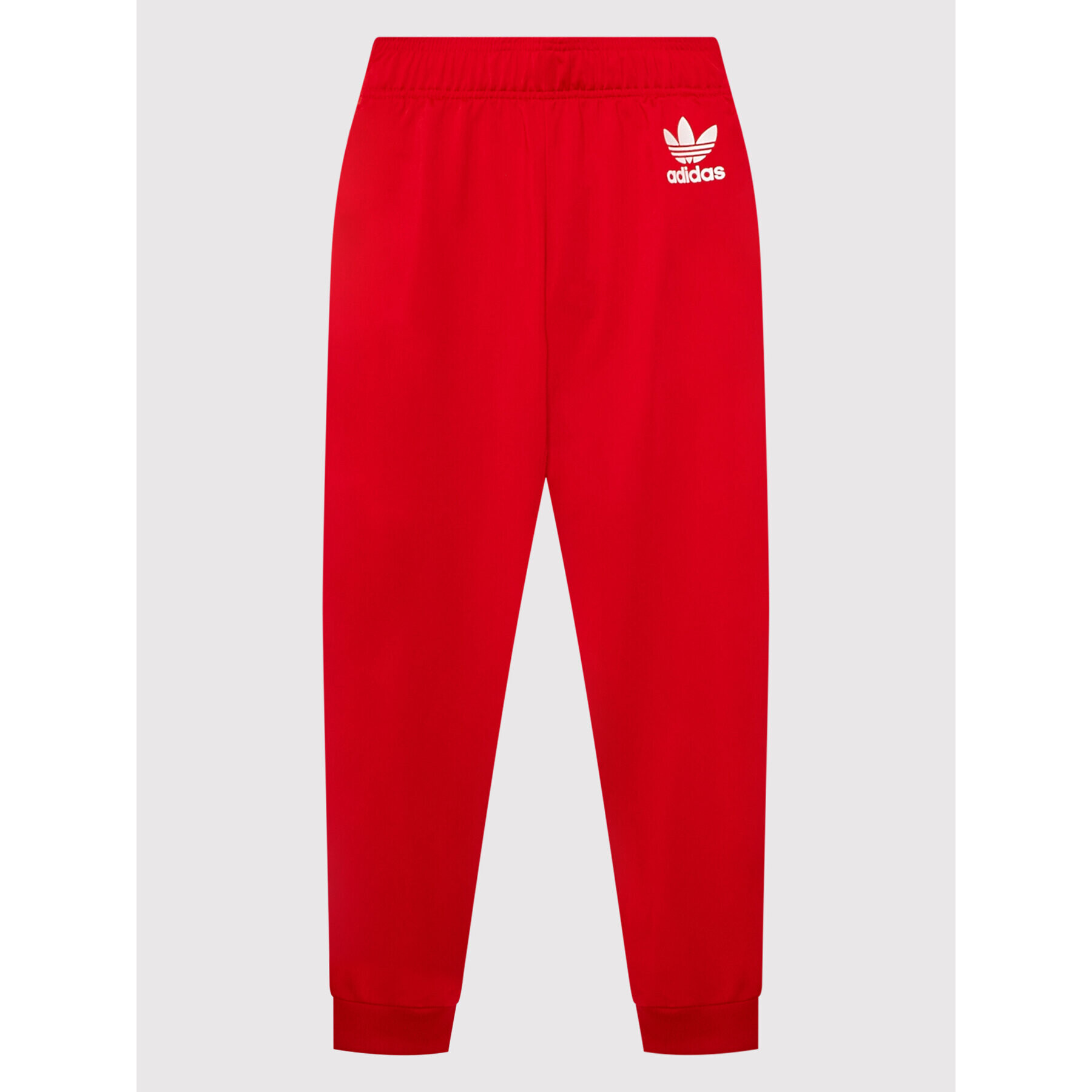 adidas Teplákové kalhoty adicolor HB9467 Červená Regular Fit - Pepit.cz