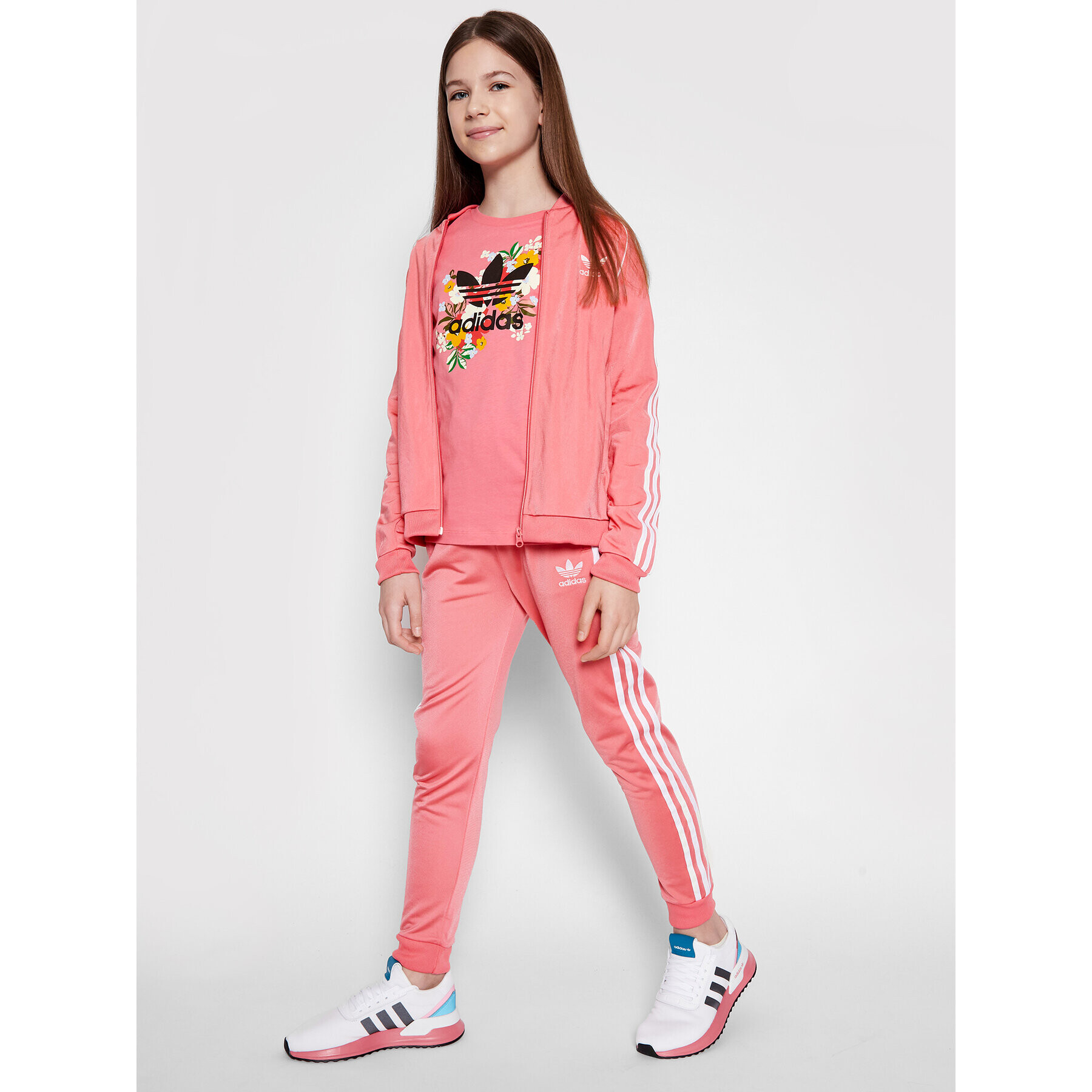 adidas Teplákové kalhoty adicolor Sst GN8456 Růžová Regular Fit - Pepit.cz