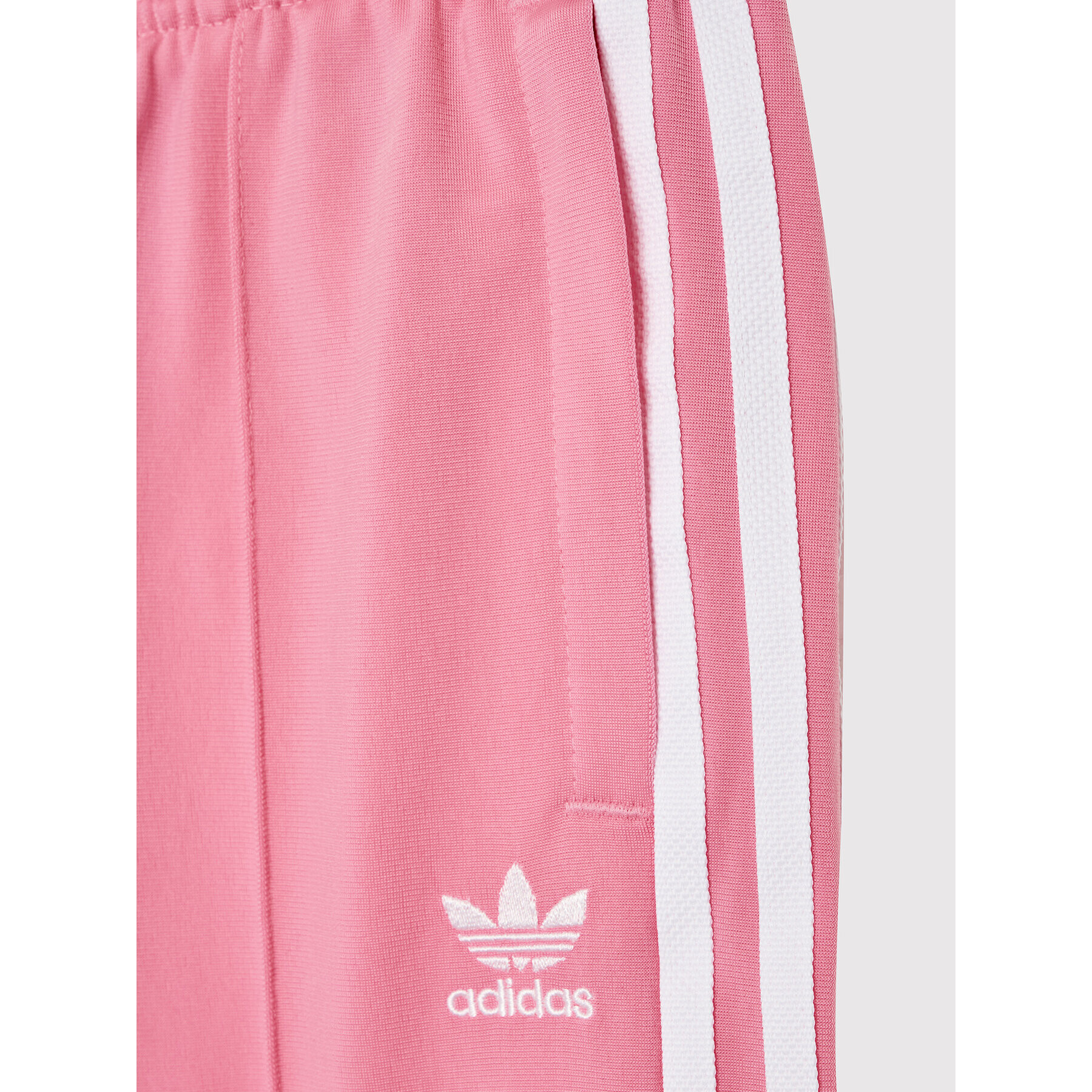 adidas Teplákové kalhoty adicolor Wide HK0349 Růžová Regular Fit - Pepit.cz