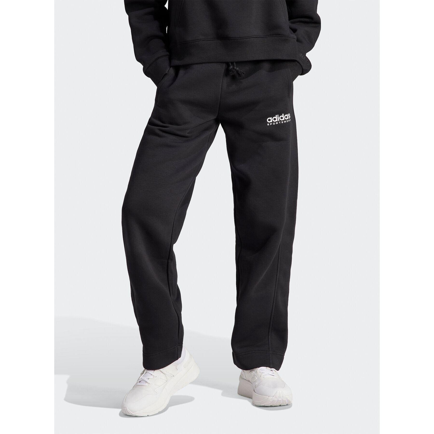 adidas Teplákové kalhoty All SZN Fleece Graphic HZ5802 Černá Loose Fit - Pepit.cz