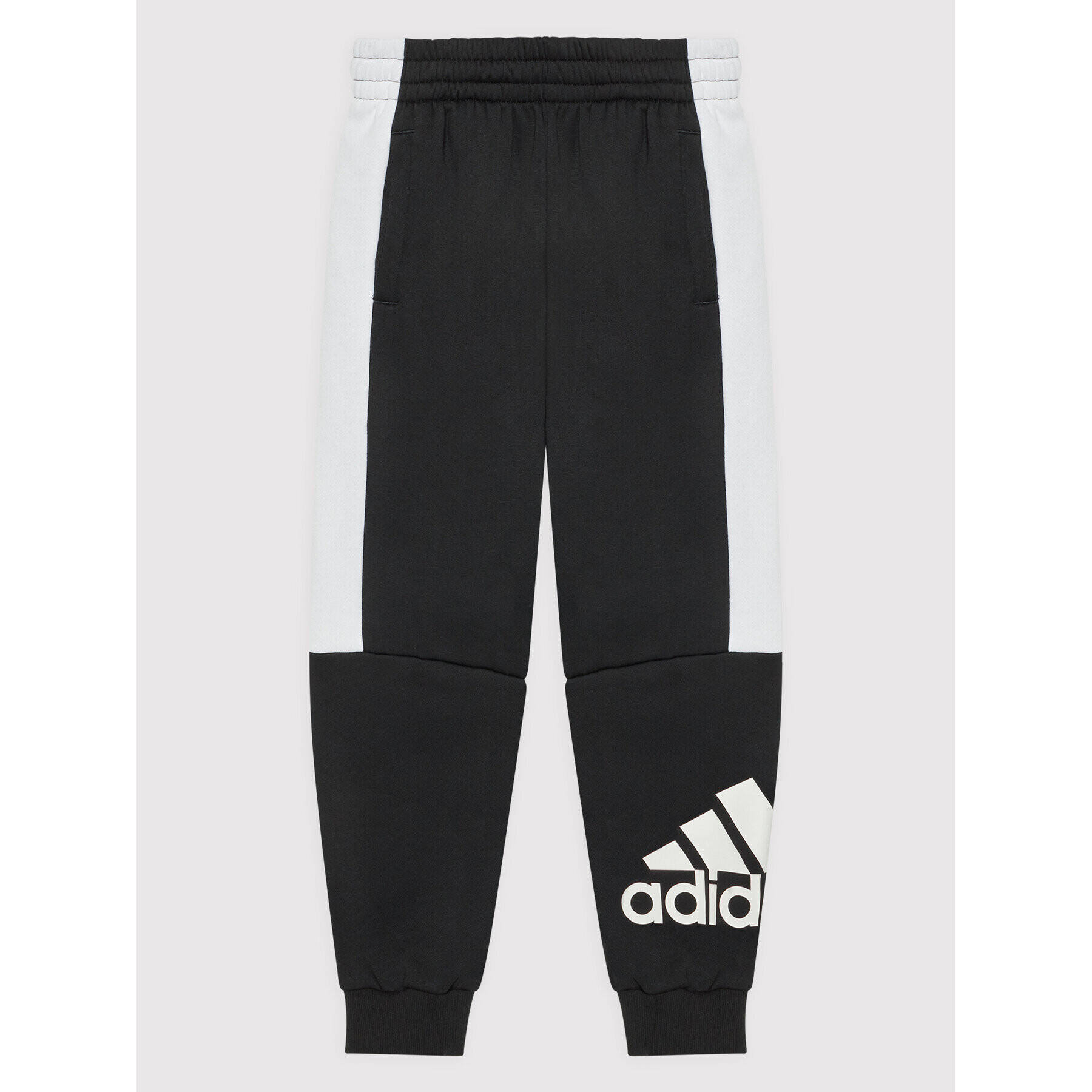 adidas Teplákové kalhoty Colorblock HC565 Černá Regular Fit - Pepit.cz