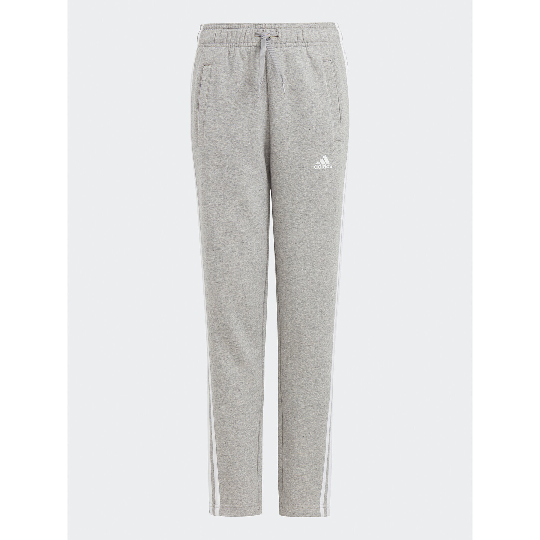 adidas Teplákové kalhoty Essentials 3-Stripes IC6127 Šedá Slim Fit - Pepit.cz