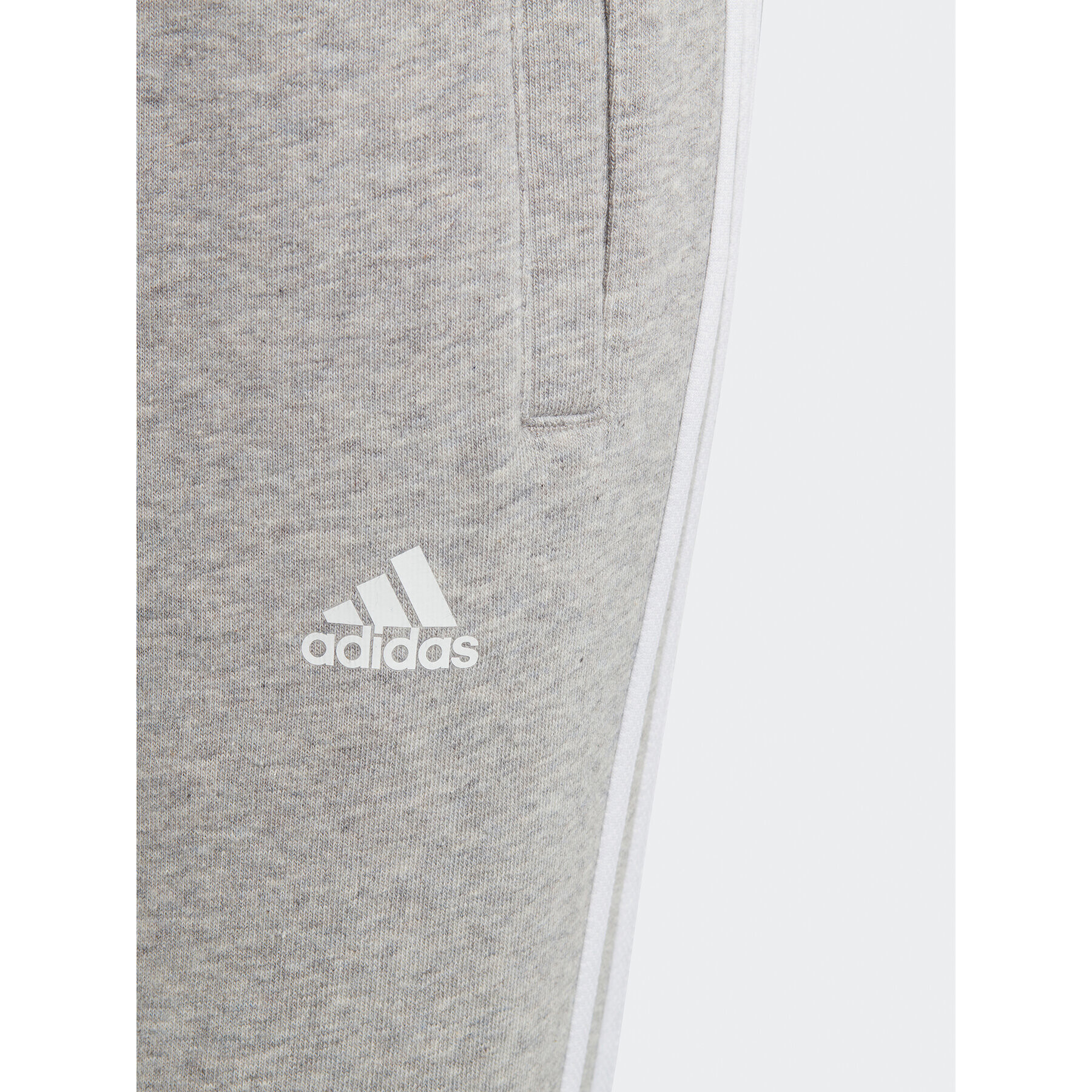 adidas Teplákové kalhoty Essentials 3-Stripes IC6127 Šedá Slim Fit - Pepit.cz