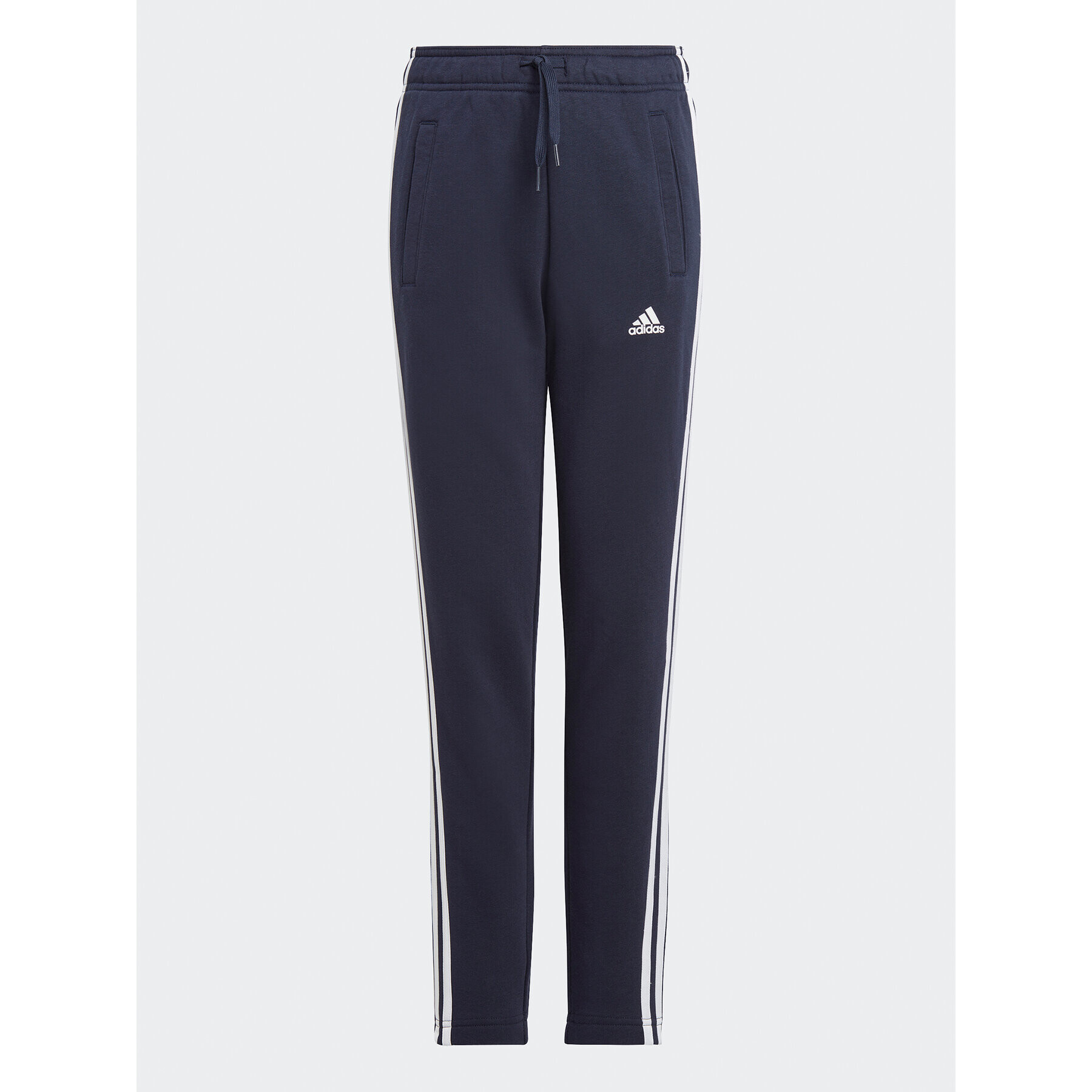 adidas Teplákové kalhoty Essentials 3-Stripes IC6128 Tmavomodrá Slim Fit - Pepit.cz